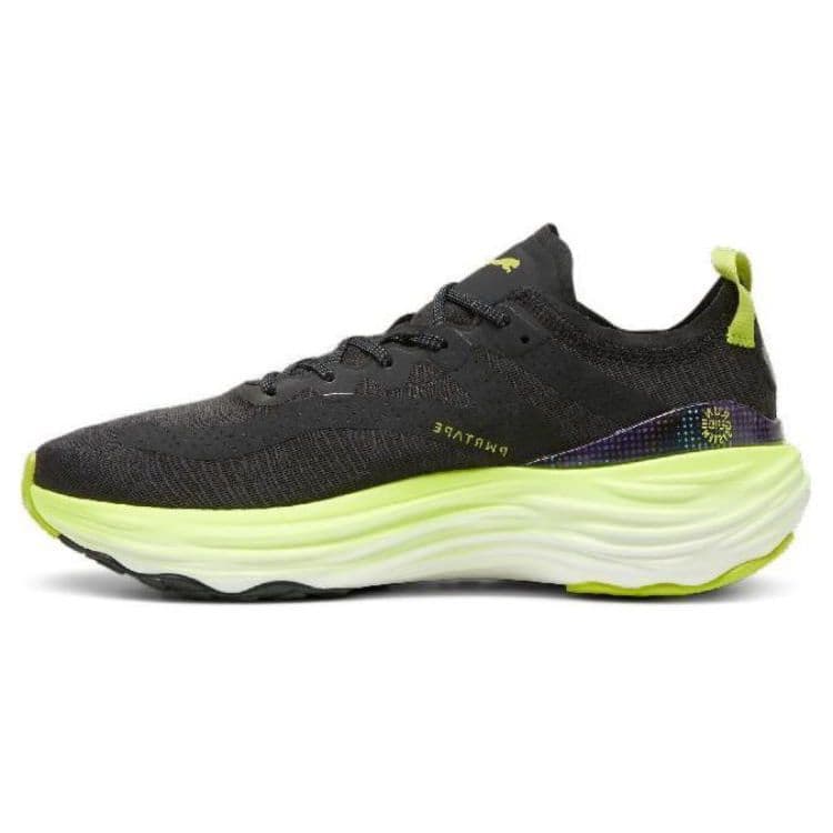 Puma ForeverRun Nitro Black Lime Pow Men Sneakers Mineral-Grey 380073-01 43