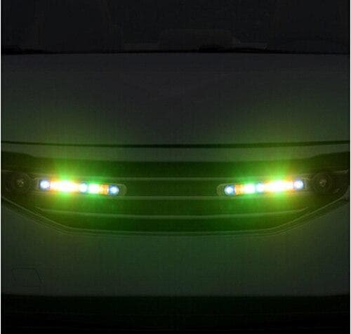 1pc LED Wind Powered Daytime Running Lights for subaru forester jeep grand cherokee ford f150 toyota highlander mitsubishi lancer YSL multicolour