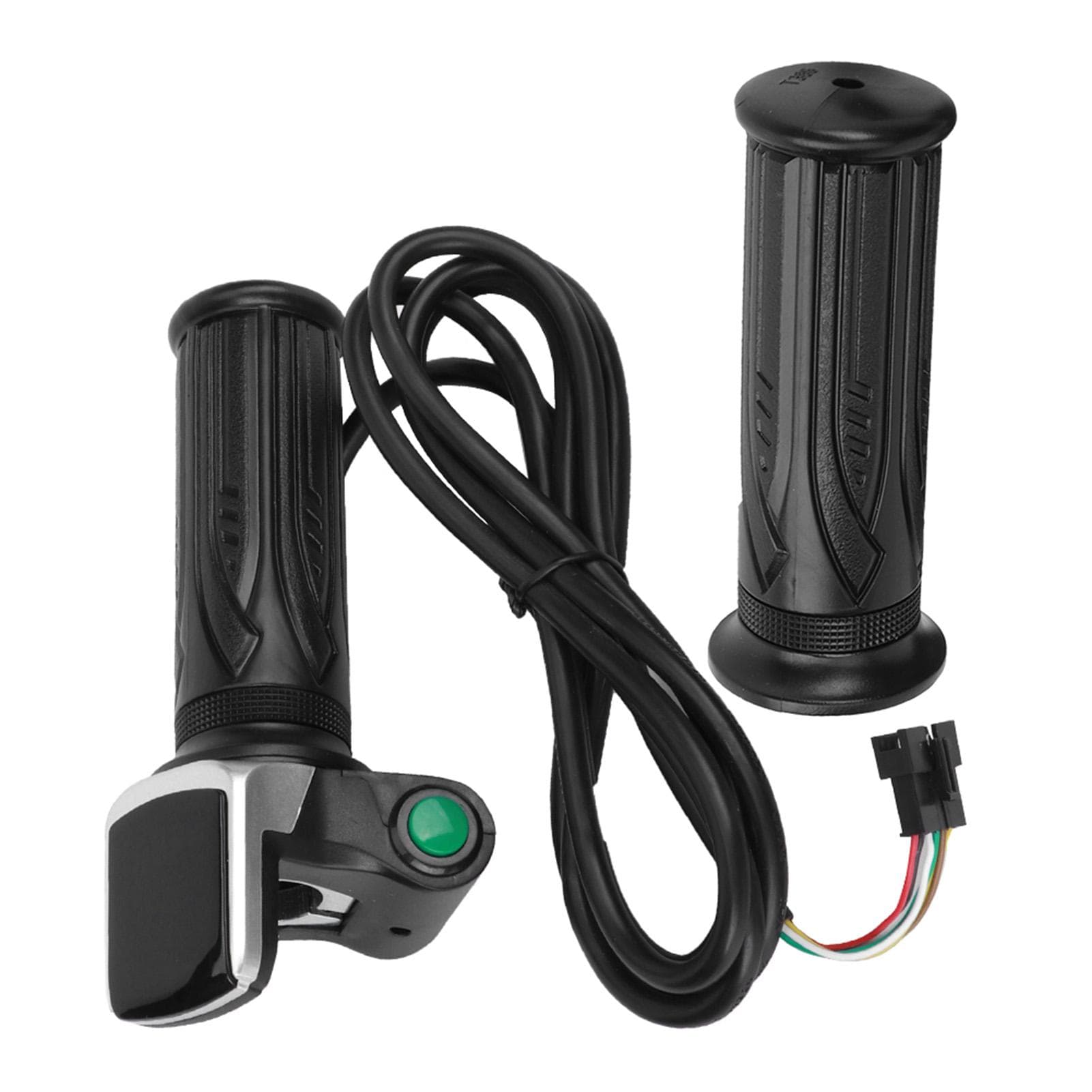 LCD Electric Quantity Display with Switch EBike Speed Governing Throttle Grip 6 Cores(48V )