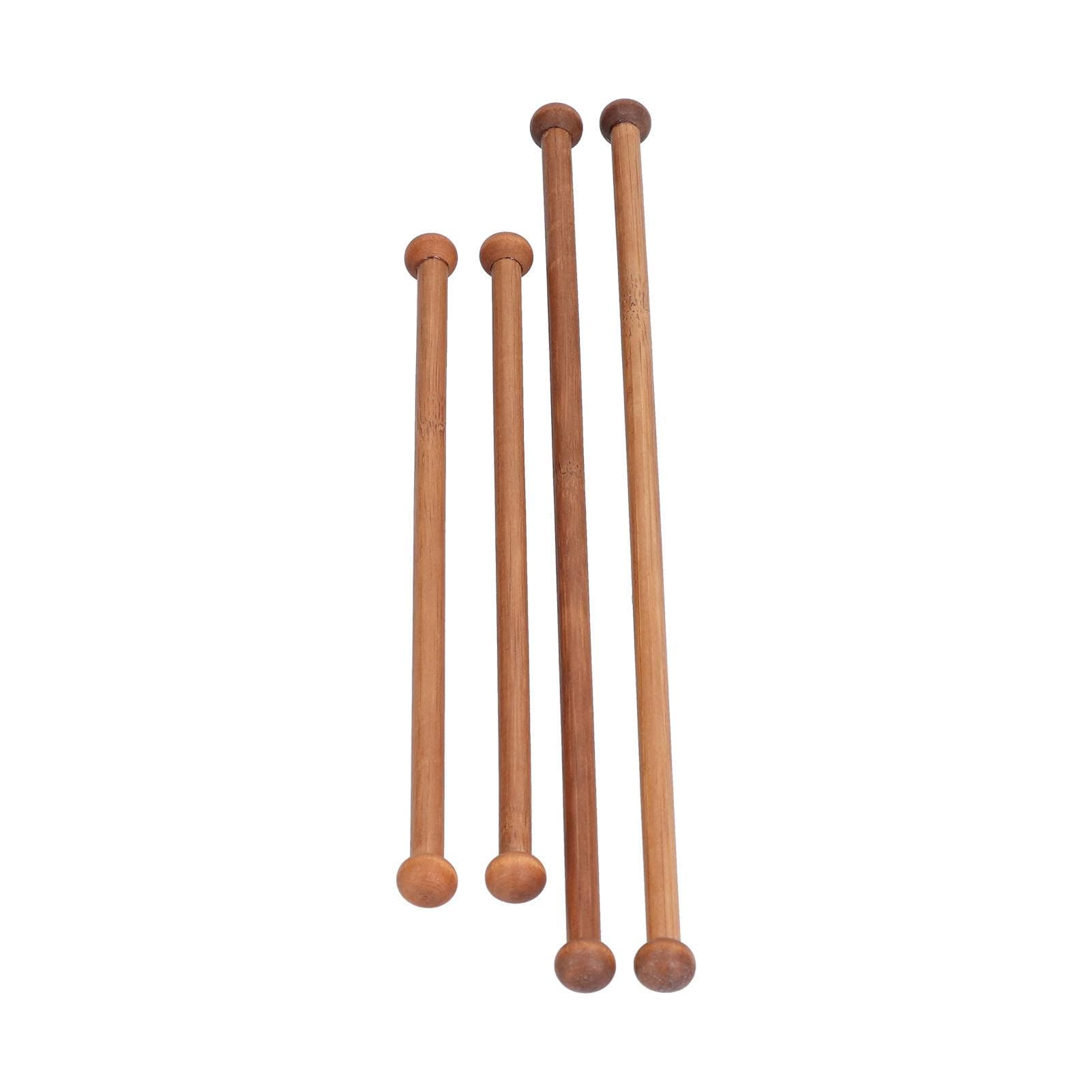 4 Pcs Hanging Rod Round Sandalwood Hanging Rod Wooden Pin Rod Pin Rod Decoration