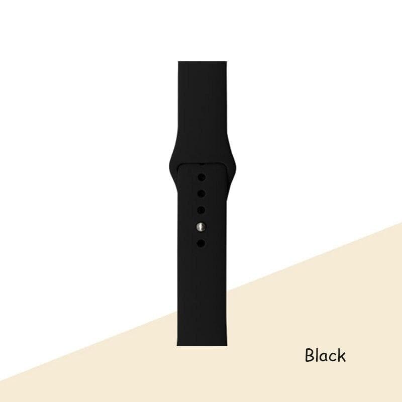 Silicone Strap For Apple Watch Bracelet 44mm 40mm 38mm 42 Mm Watchband For Apple Watch Band Correa For Iwatch Series7 6 Se 5 4 3 42 44mm ML