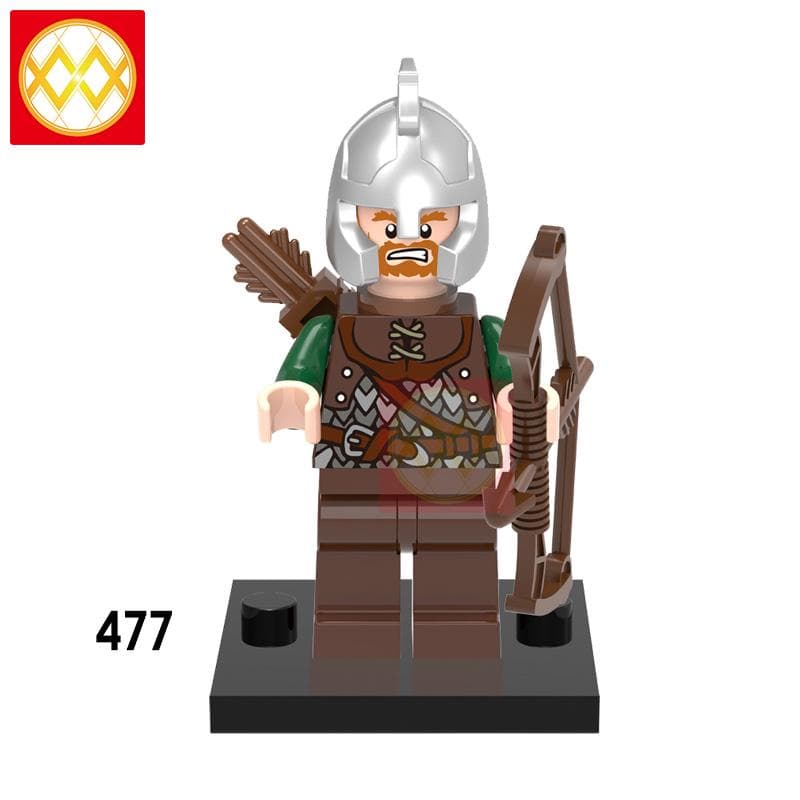 Medieval Knights Roman Commander Spartan Crusader Viking Warrior Middle Age Army Soldier Block Toys XH477