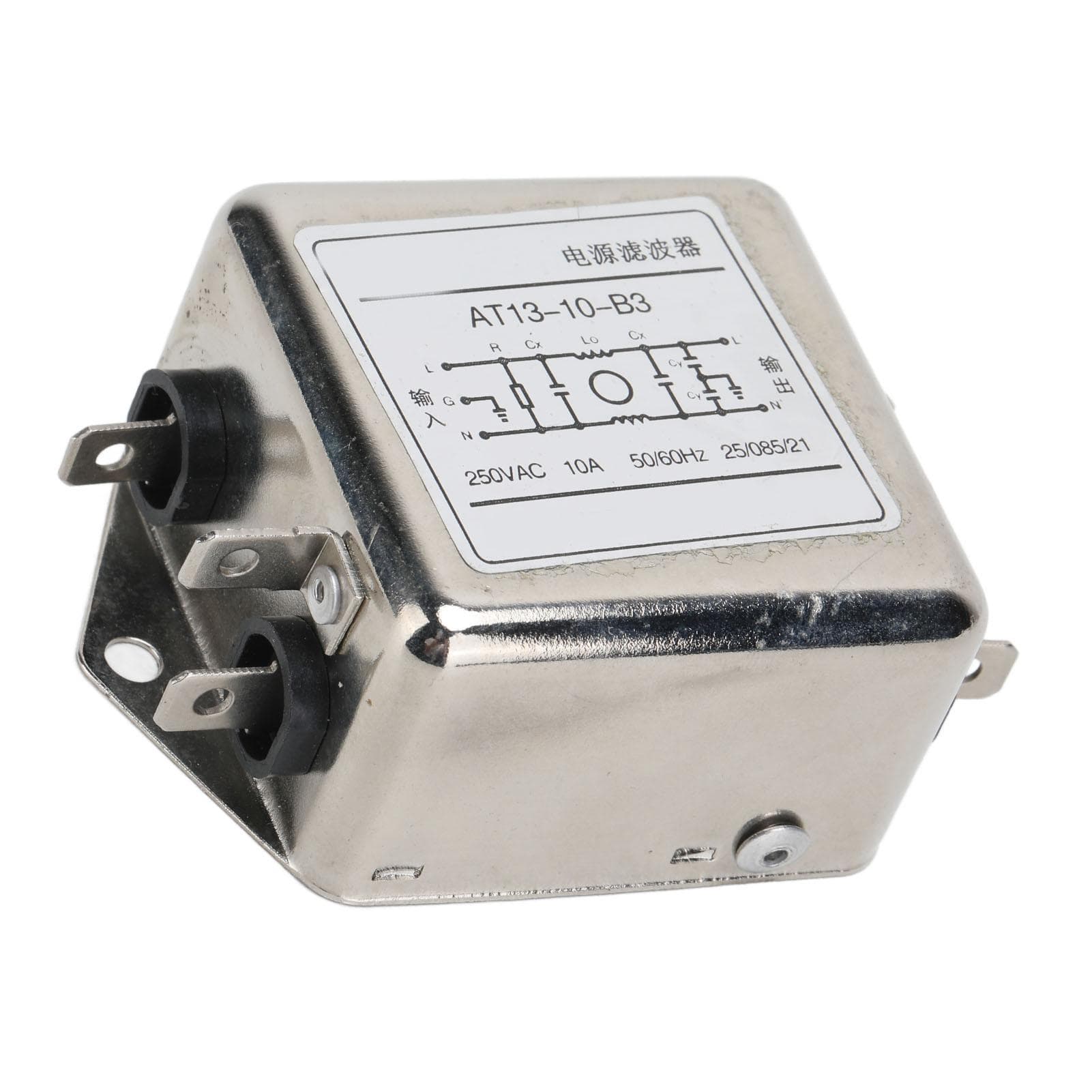Power Filter EMI Electromagnetic Interference Resistant Line Conditioner 250VAC 10A