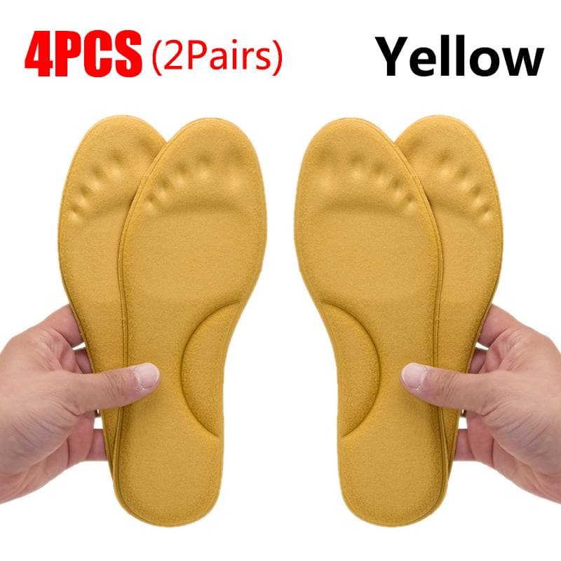 2/4Pcs Self Heating Insoles Thermostatic Thermal Insole Massage Memory Foam Arch Support Shoe Pad Heated Pads Winter Men Women 35-36