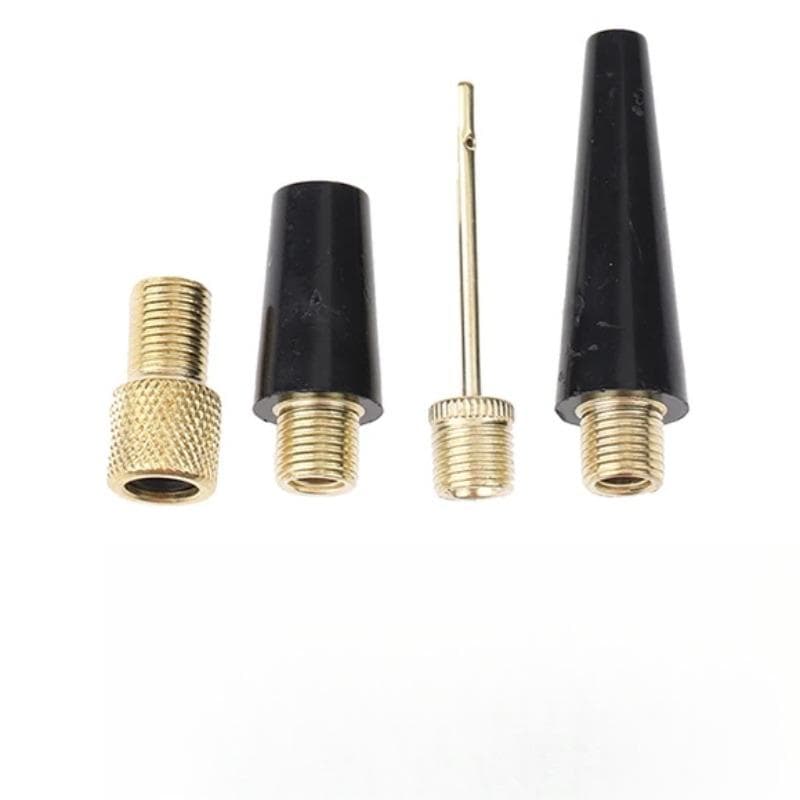 4pcs Nozzle Adapter Gym Ball Manual Hand Pump Needle Set Outdoor Soccer Volleyball Air Inflating Portable Multifunction Sports