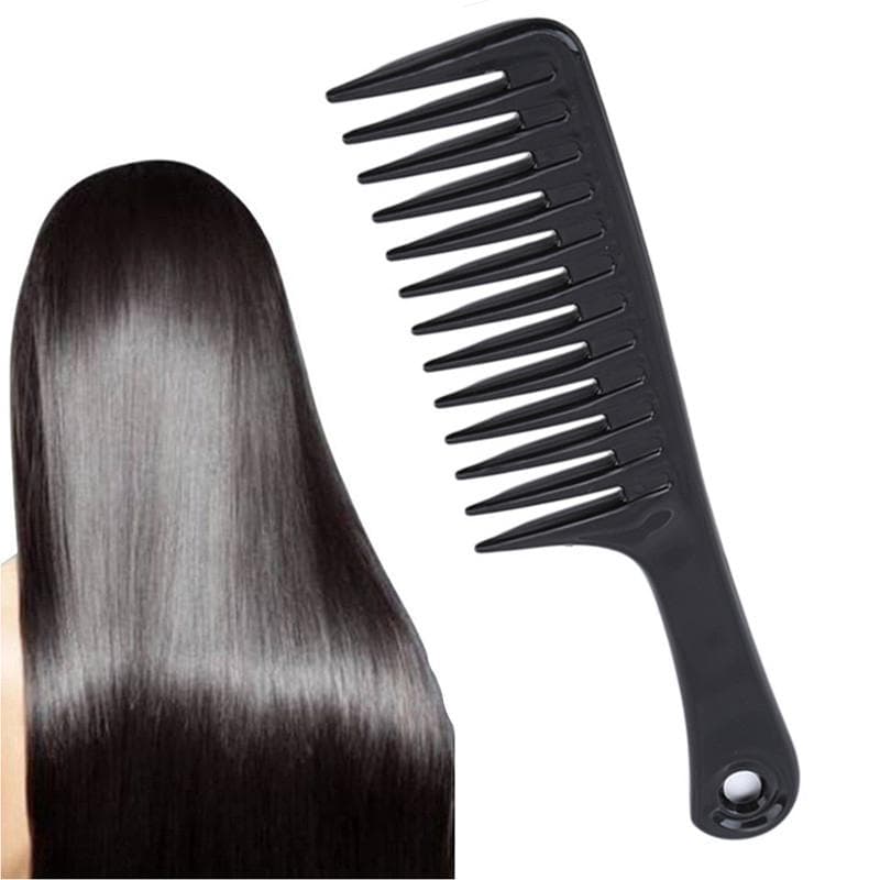 Anti-static Big Tooth Comb Salon Shampoo Comb for Thick Hair Long Hair and Curly Hair One Size