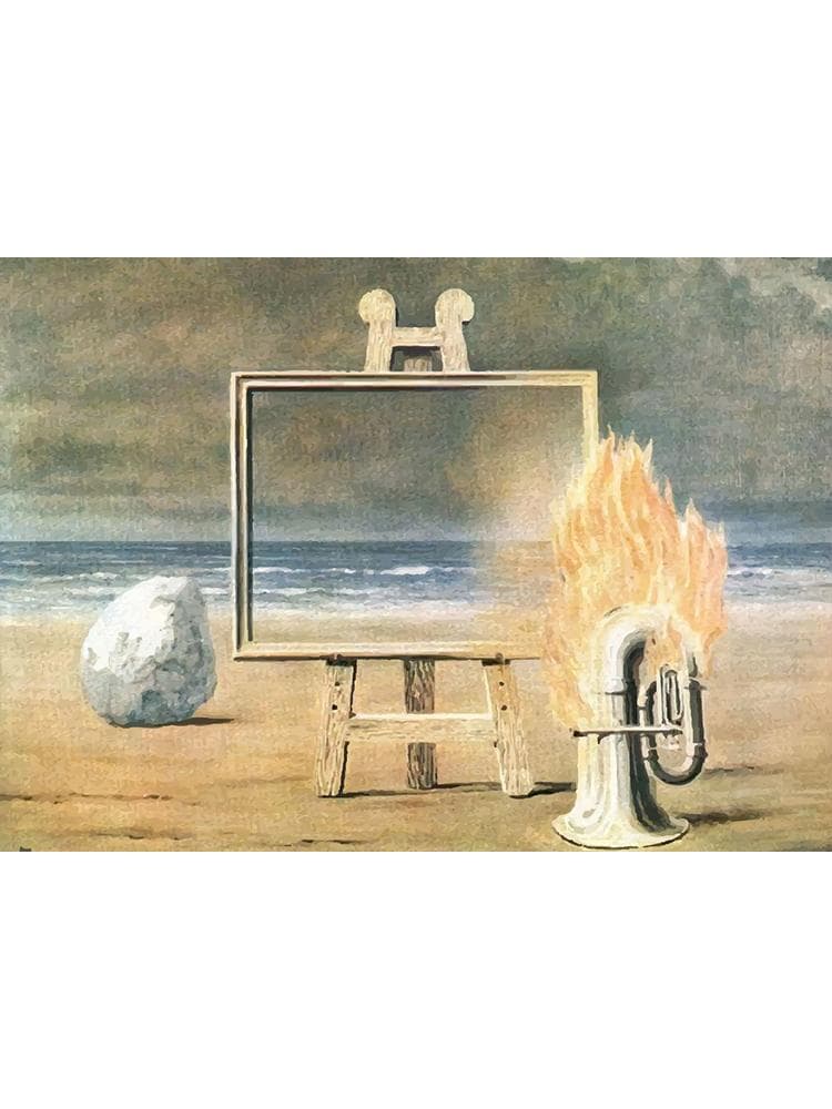 Famous Surrealism Arts Posters Canvas Painting Abstract Rene Magritte Wall Picture Print For Gallery Bedroom Home Decoration 50x70cm No Frame