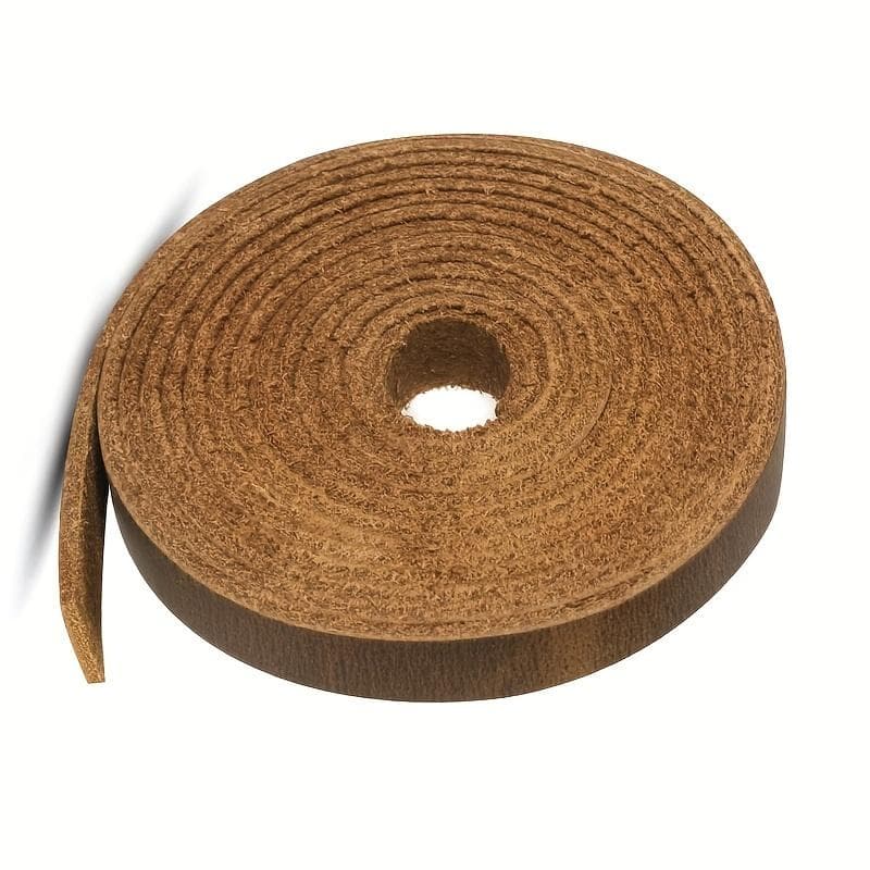 1/4 Inch Wide Leather Strap Flat Leather Straps for Crafts, Tooling, Belt, Garden Tools 2mm Thick 72.5 Inches Long dark brown