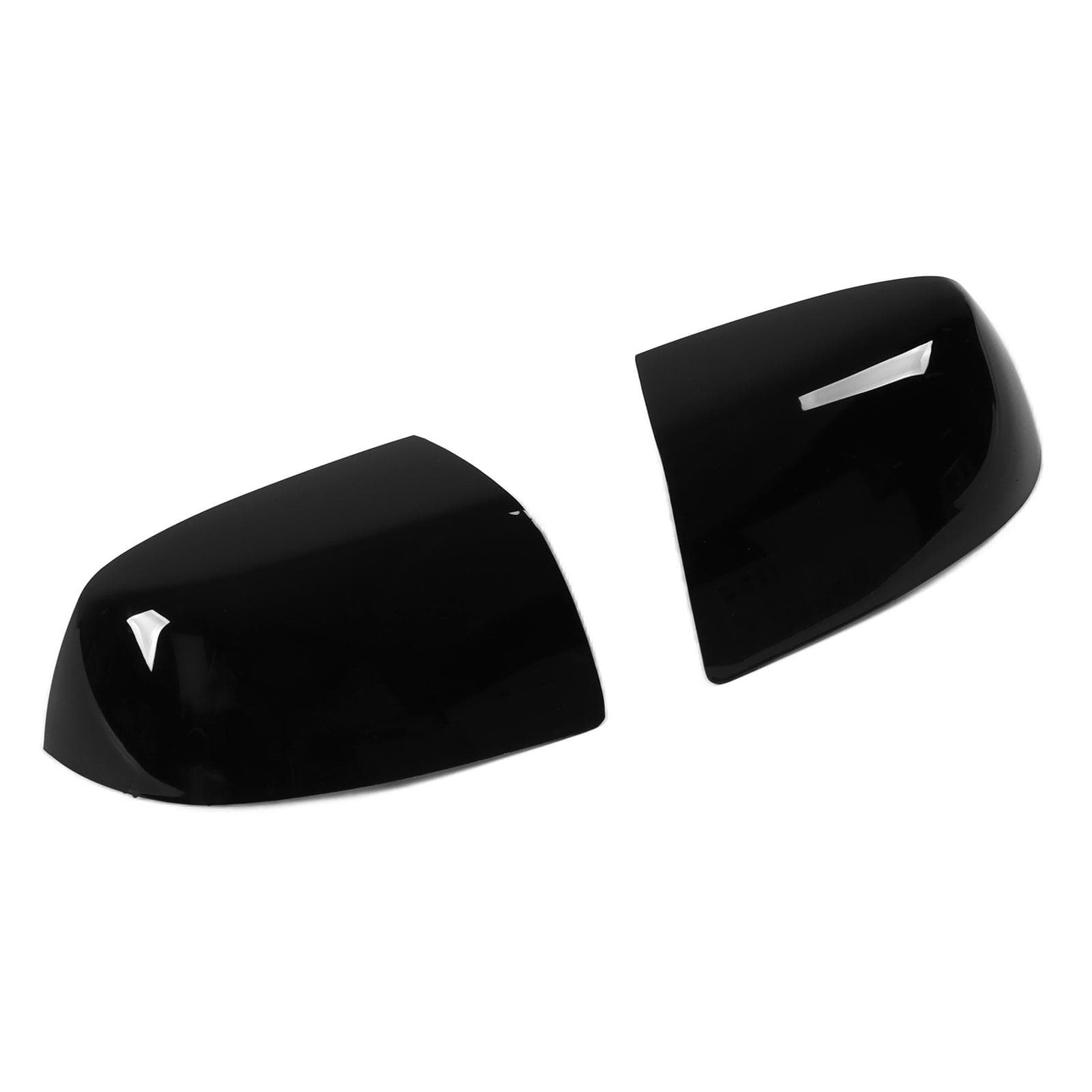 Pair Rearview Mirror Cover Glossy Black 1429790 Replacement for Ford Focus 2005?2007