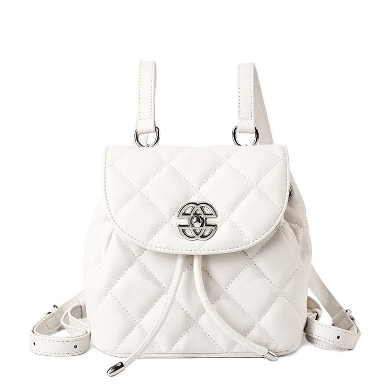 Bag Niche Leather Backpack Women's Fashion Backpack Design Sense Bag