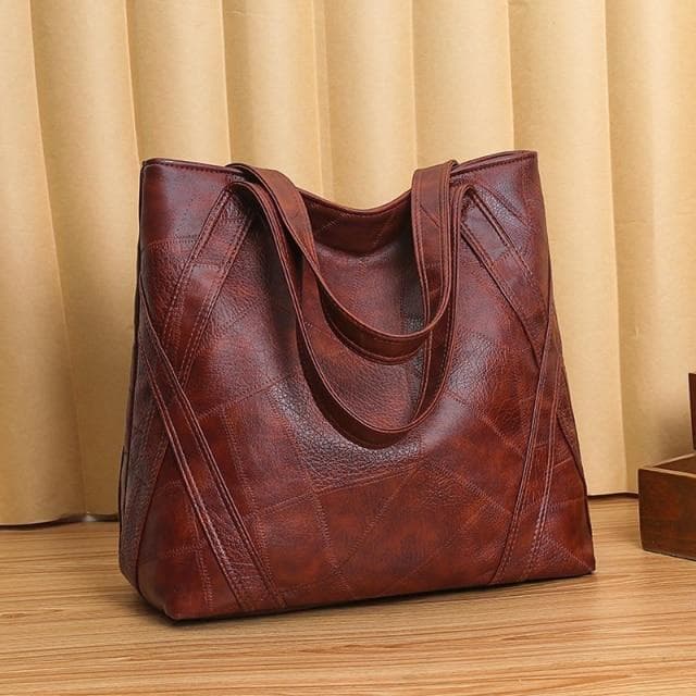 Fashion Women 'S Luxury Handbag 2020 New Fashion Women 'S Shoulder Bag Large Capacity Retro Soft Pu Leather High Quality Tote Bag 36x18x30 cm brown