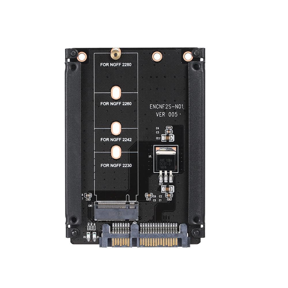 NGFF to SATA Adapter Card M.2 KEY BM SSD SATA3.0 Converter Support Model 2230 2242 2260 2280