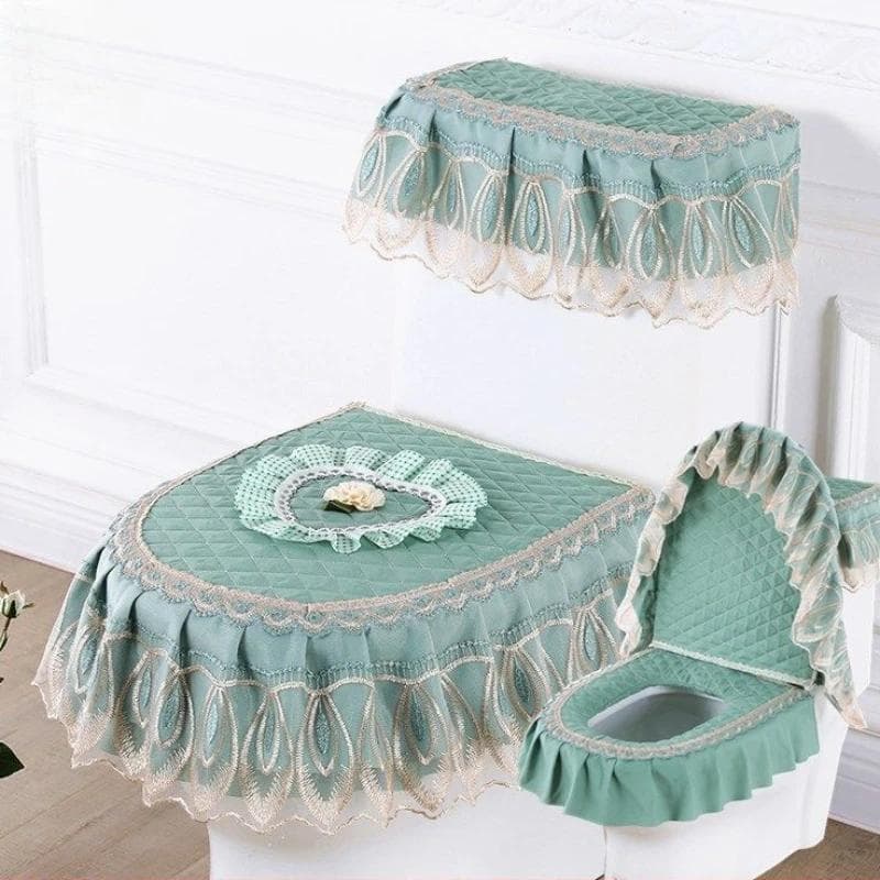 Hot Selling Toilet Seat Cushion Three Piece Set Toilet Seat Cushion and Cover Zipper Toilets Loop Toilets Cover
