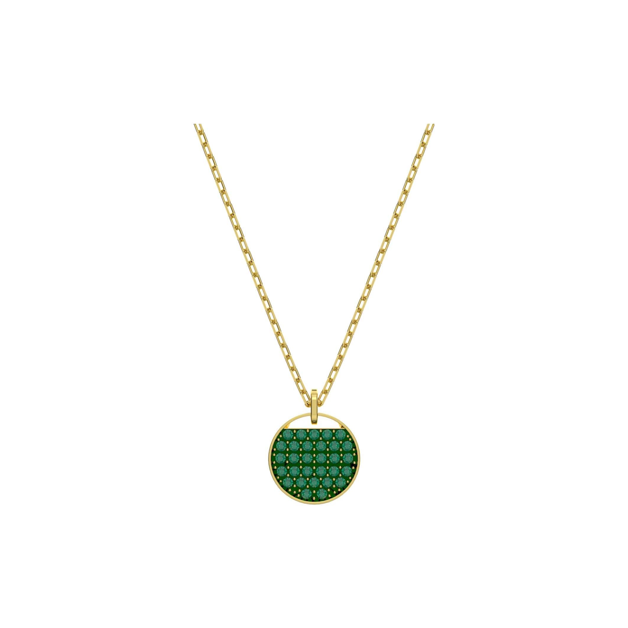Swarovski Sublima Ginger Gold Plated Necklace Women necklace 5642939 Box (Random Color)