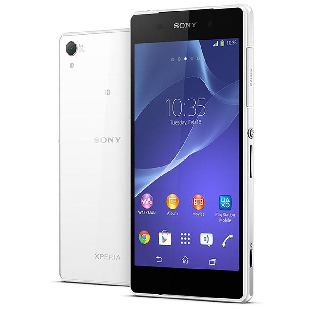 Refurbished Sony Xperia Original Sony Xperia Z2 D6503 20MP 5.2 CellPhone Mobile Phone With Single SIM Simple Set white
