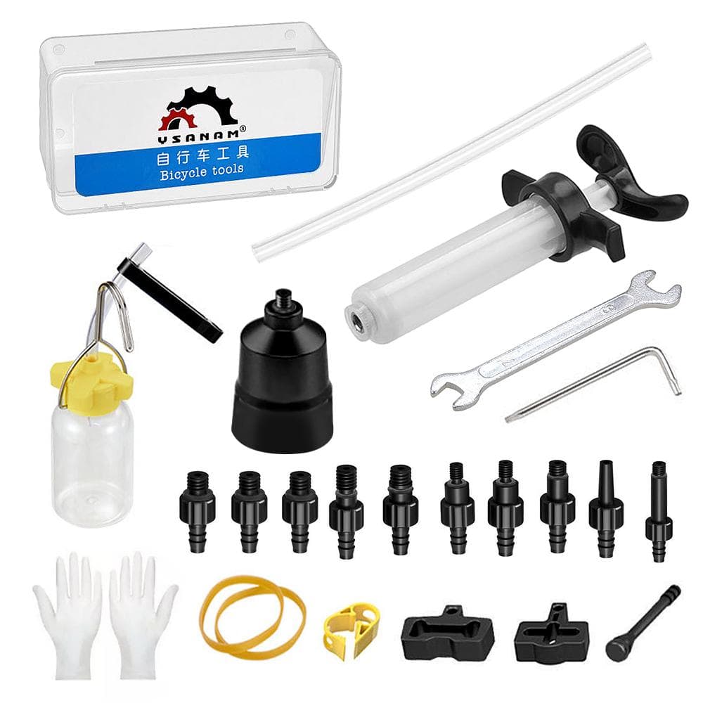Brake Bleed Kit Bicycle Hydraulic Disc Brake Oil Bleeding Tool black