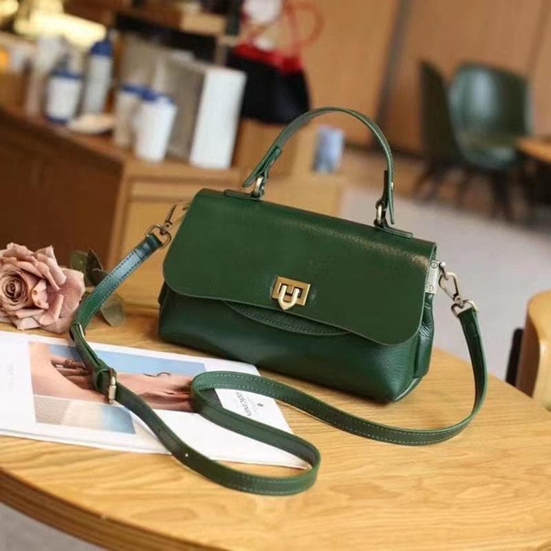 Leather Handbag, Women's Retro Style, Commuter Women's Bag, Broadband Fashion, Multi-bag, Single-shoulder Crossbody Bag