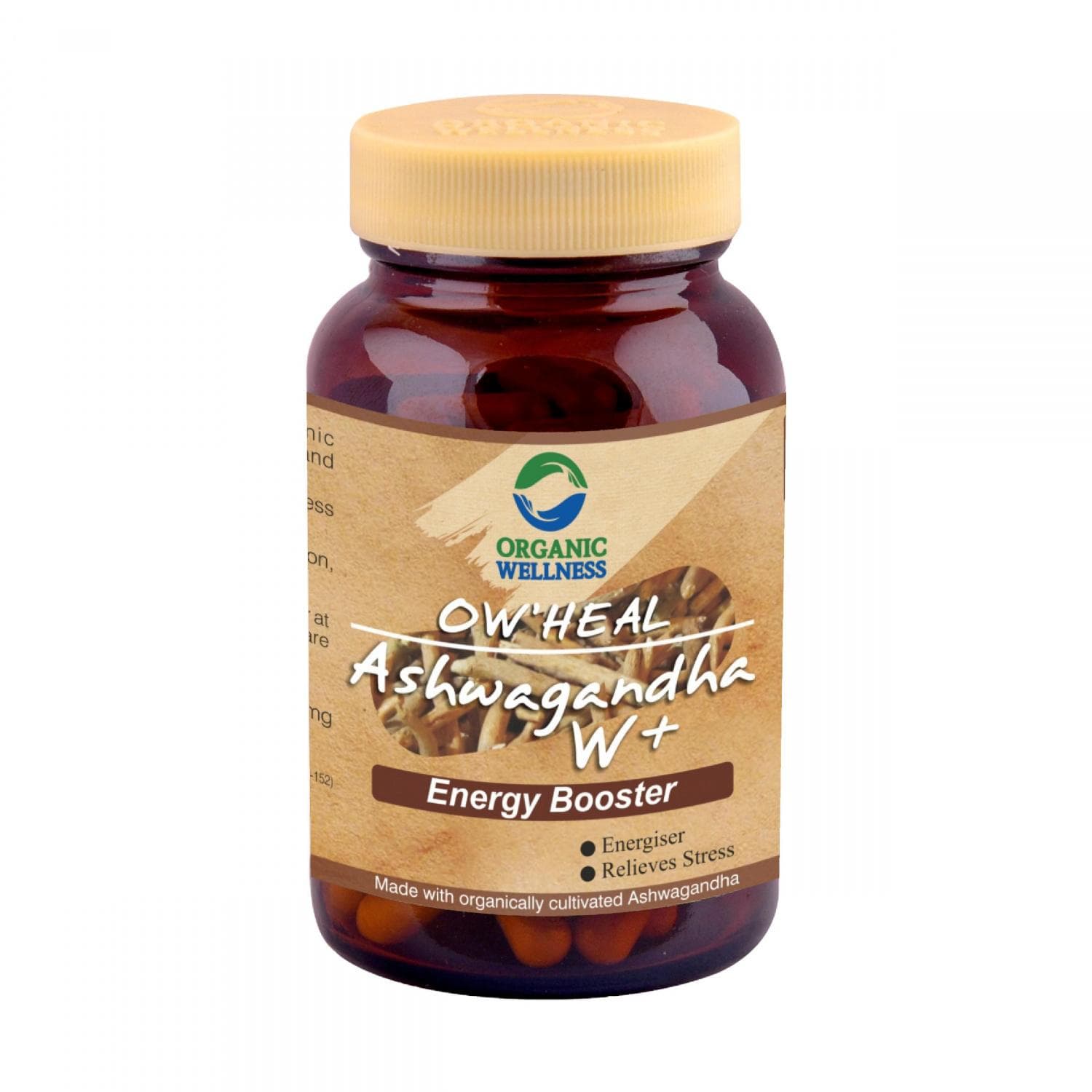 Ashwagandha W+ (90 cap), Ashwagandha W+ Organic Wellness