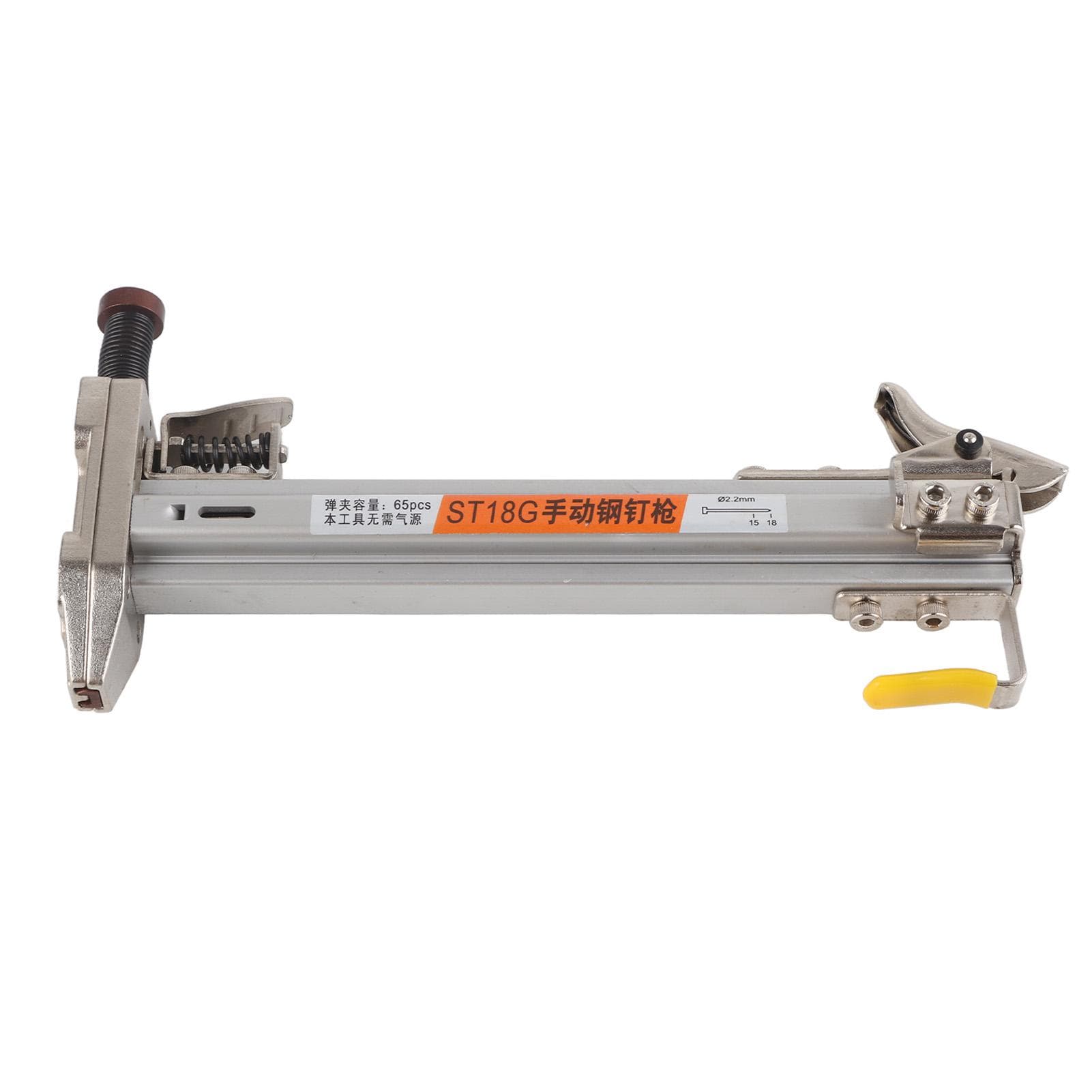 Manual Nailer Woodworking Slotted Steel Nail Gun Furniture Flooring Nailing Tool