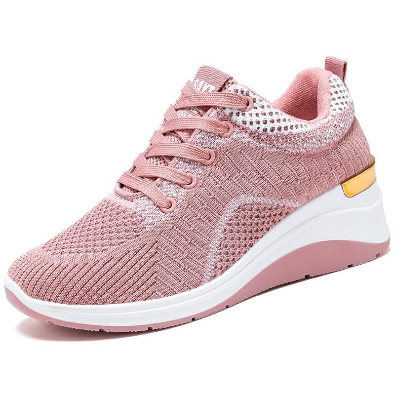 Women's Shoes Spring and Autumn New Heightening Women's Shoes Thick-soled Shoes Breathable Cross-border Casual Sports Shoes Women 41