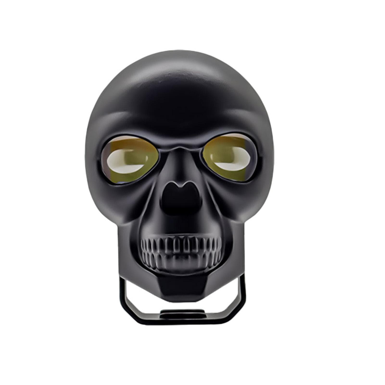 1Pcs Motorcycle Driving Fog Lights LED Pod Lights Bar Skull-shaped Spotlight Auxiliary Light black