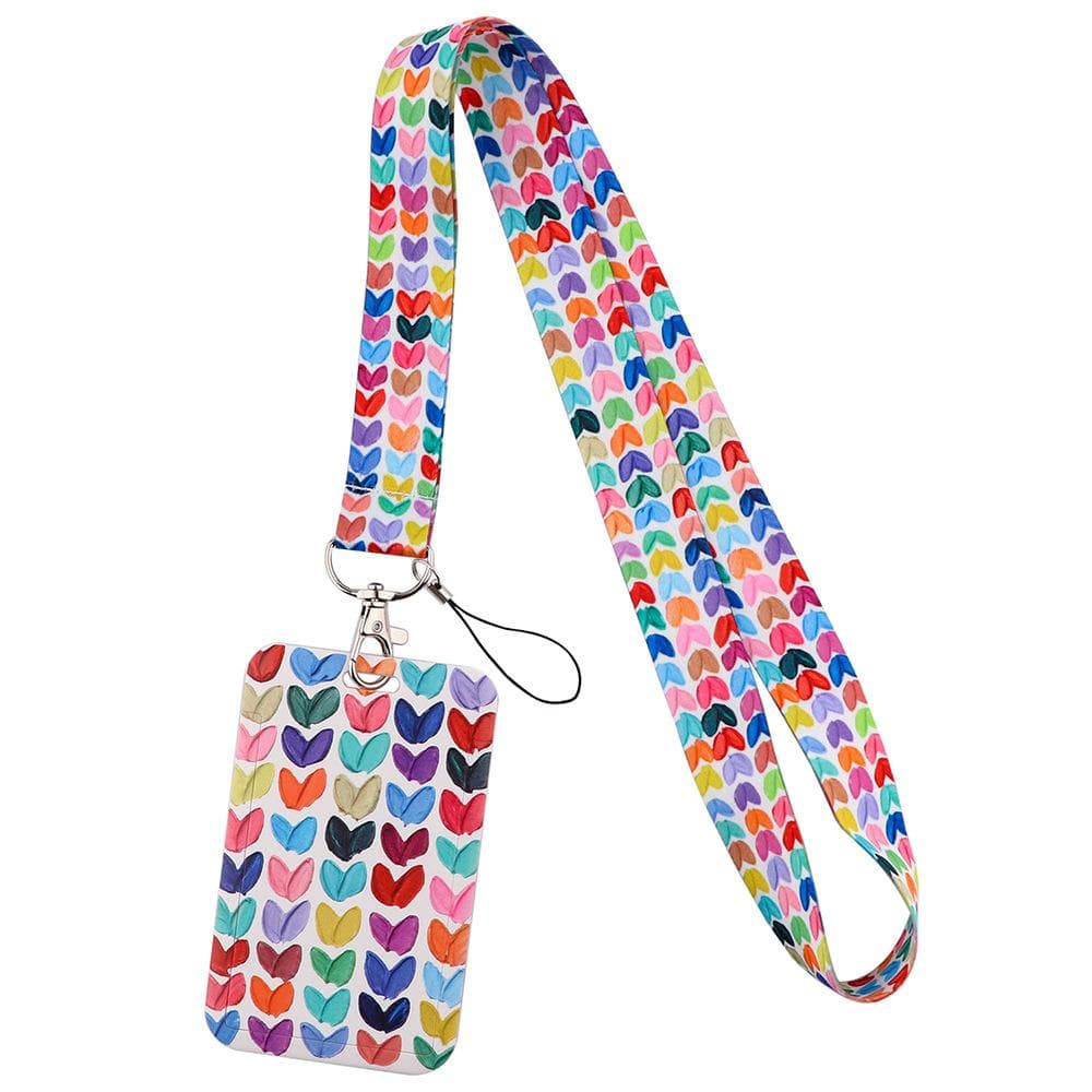 Cartoon Credential Card Holder Bags Doctor Nurse Neck Strap Lanyards Keychain Pass Card holder Hang Rope Lariat Lanyard Gifts