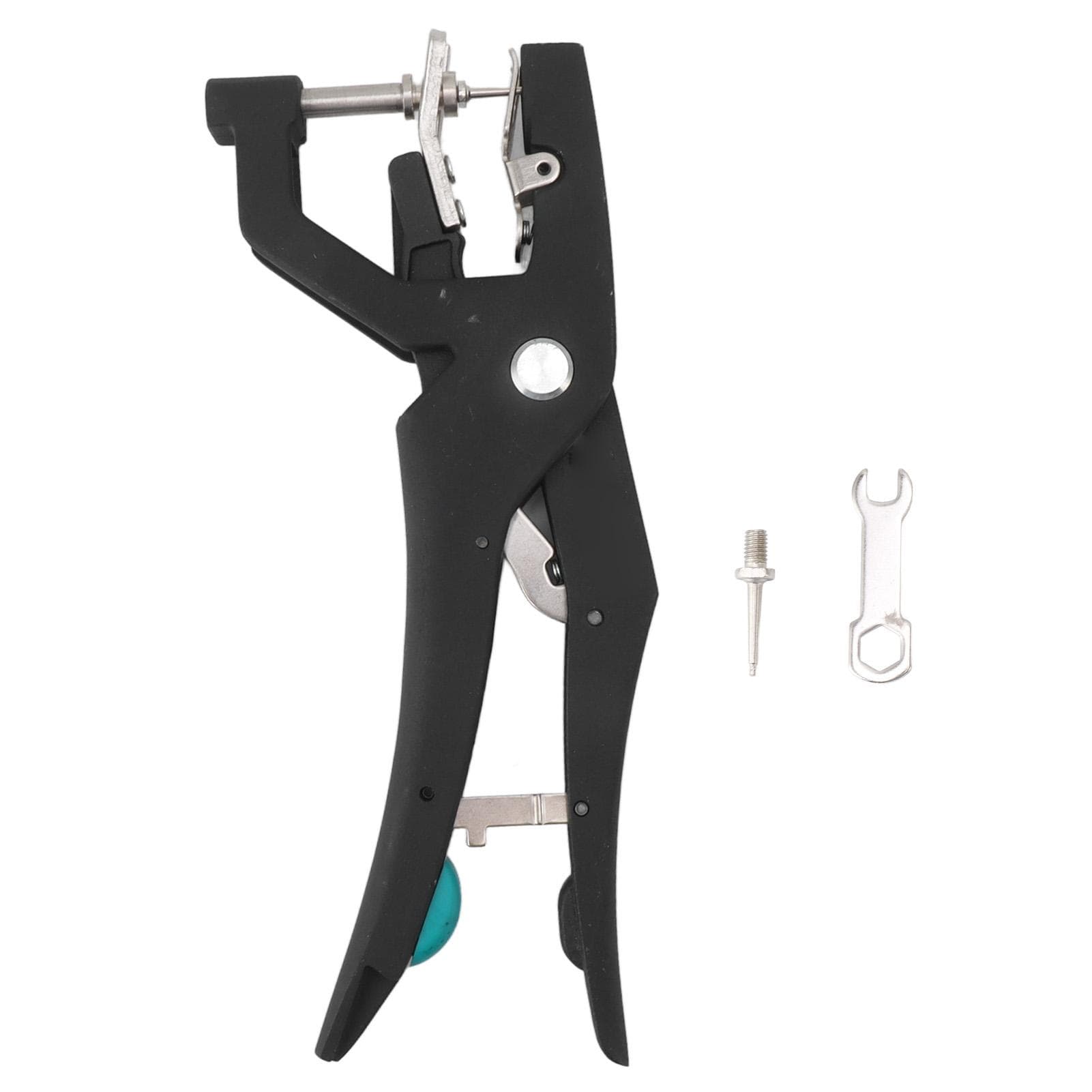 Livestock Ear Tag Applicator Alloy Steel Automatic Rebound Hydraulic Ear Tag Pliers for Farm