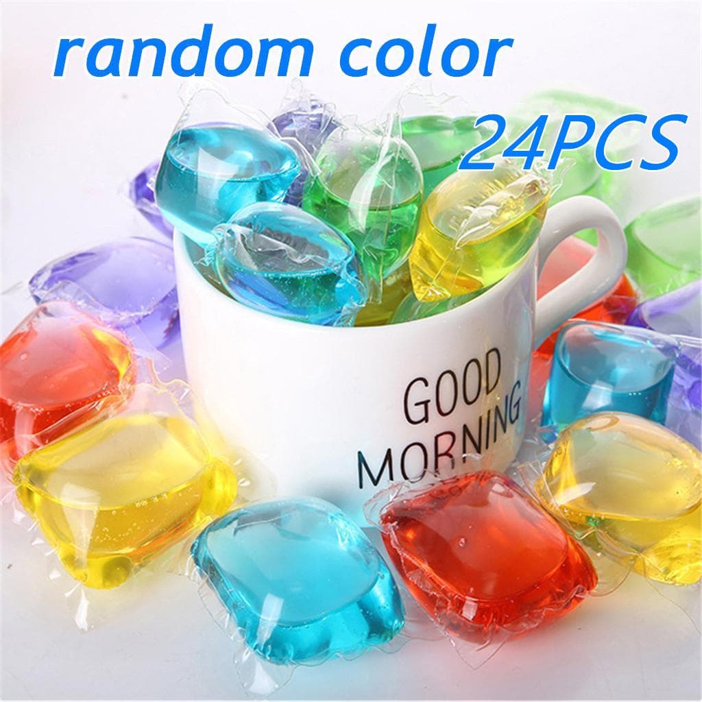Laundry beads Portable Travel Washing Laundry Pods Stain On The for Multifunctional Cleaner Stain Home Accessories 24PCS