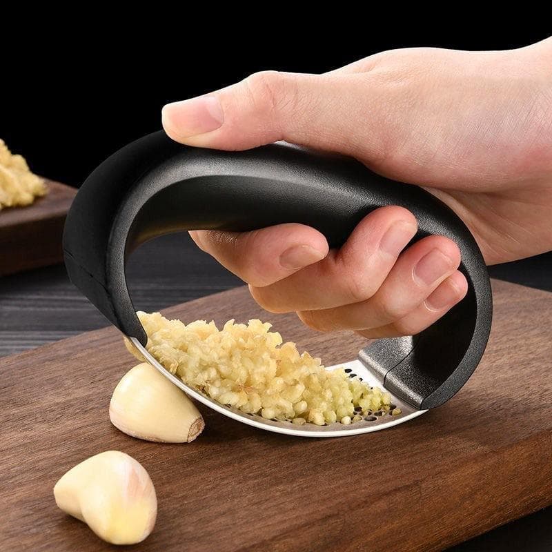 Stainless Steel Garlic Press Manual Ring Garlic Press Kitchen Multi-Functional Household Garlic Press Mashed Garlic