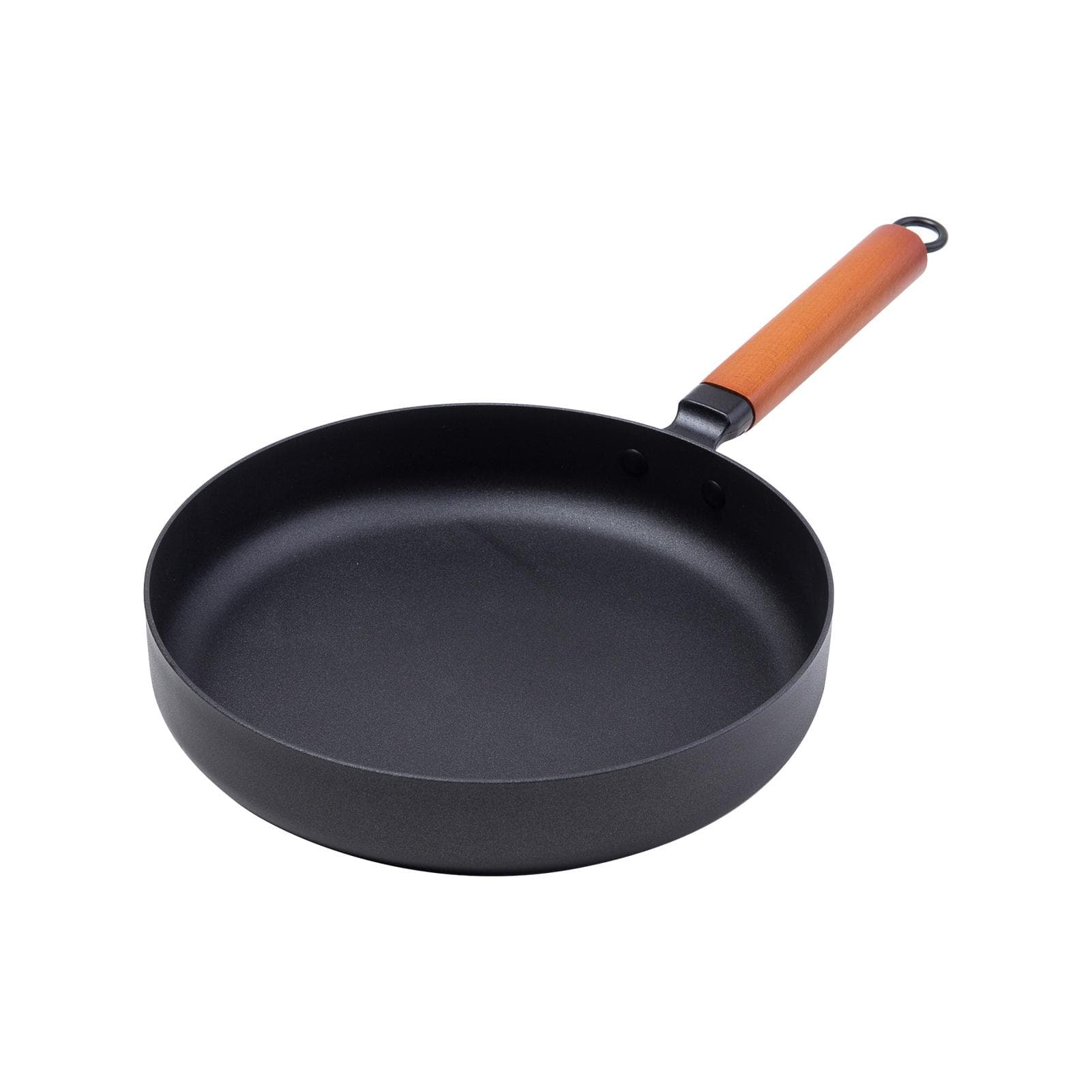 Non-stick Frying Pan Iron Pan Iron Skillet Cookware Deep Frying Pan Iron Pot black