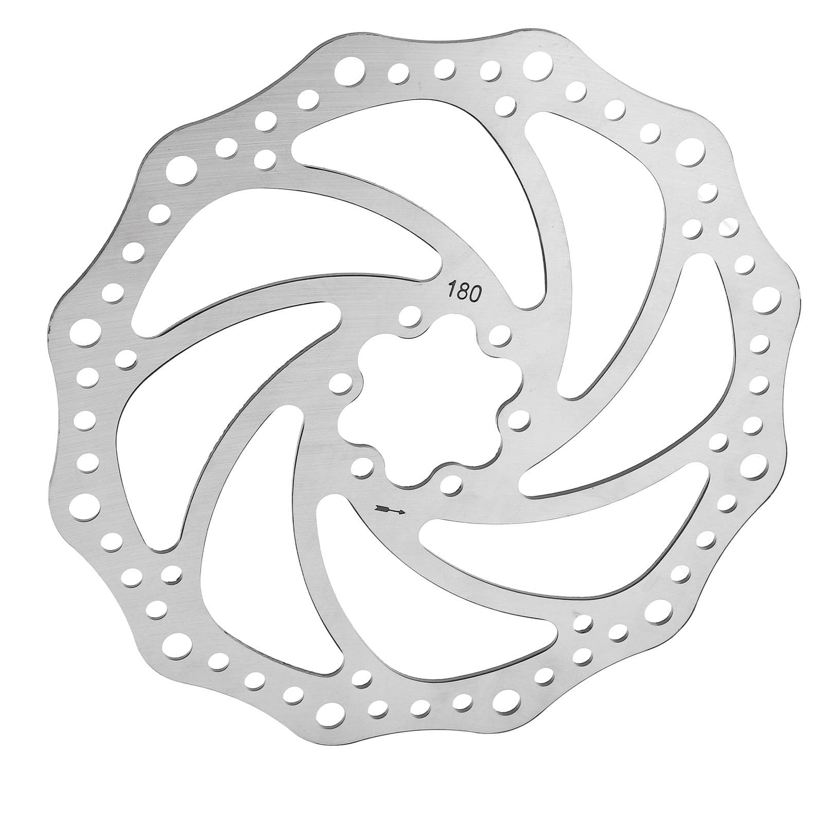 Mountain Bike Disc Brake Rotor Steel 6 Hole Disc Brake Rotor Replacement Parts for Mountain Road
