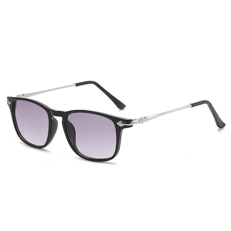 1/2-in-1 Multi Functional Sunglasses Presbyopia Glasses Anti Blue Light Large Frame Resin Bifocus Reading Men 3.5