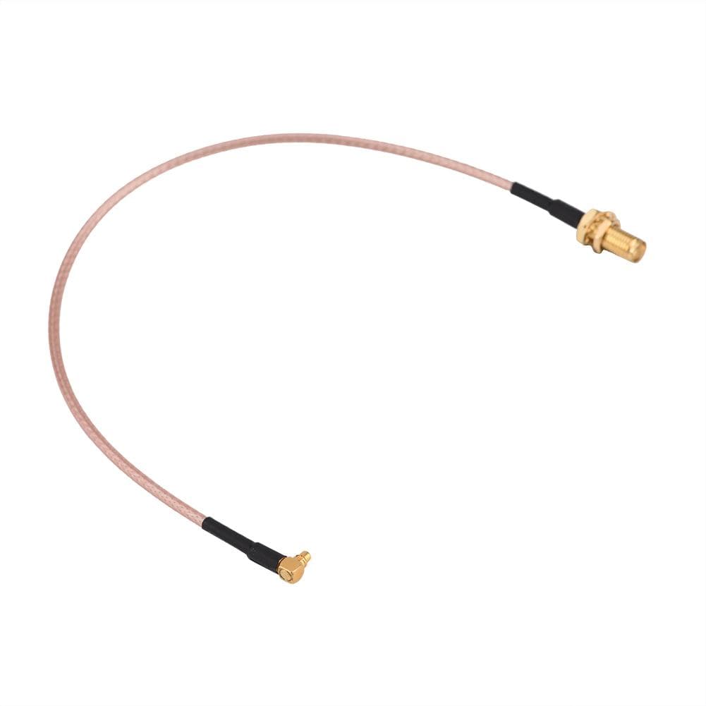 SMA Female to MMCX Male Right Angle RF Pigtail Coaxial Extension Cable RG316 25cm