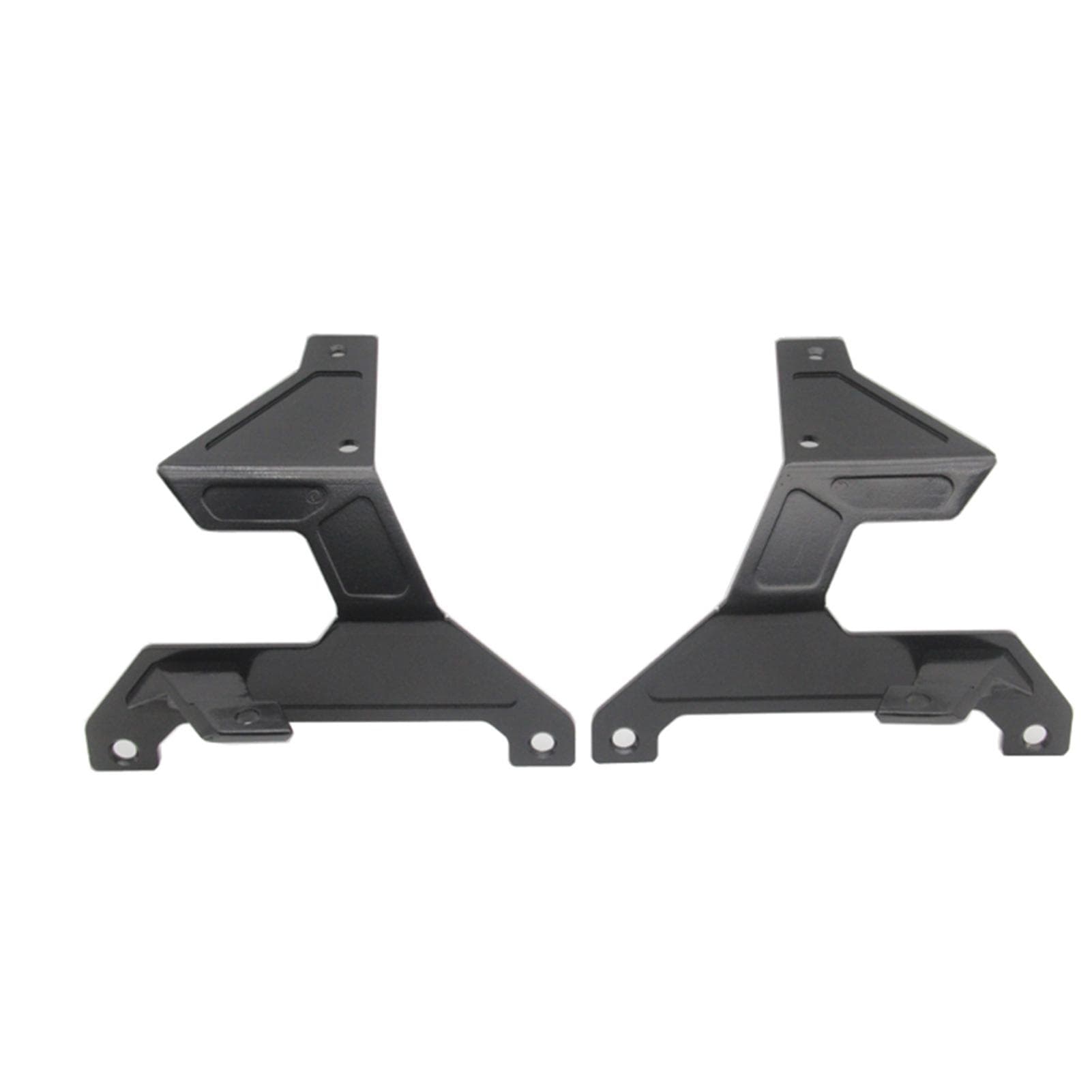 Dual APillar Light Mount, Windshield LED Light Mounting Brackets OffRoad Light Bar Brackets black