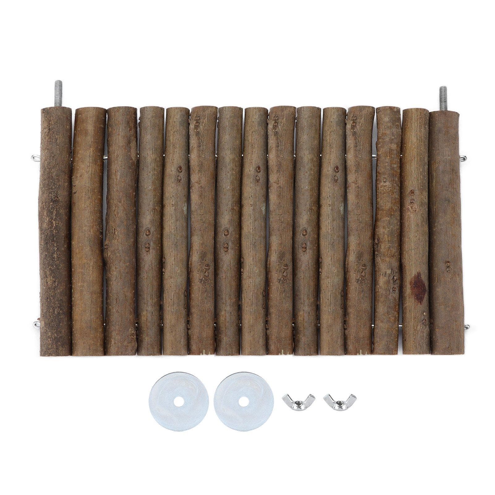Hamster Wooden Platform Safe Pet Rectangle Wood Stand for Cockatie Hamster Rabbits25CM 25cm/9.8in