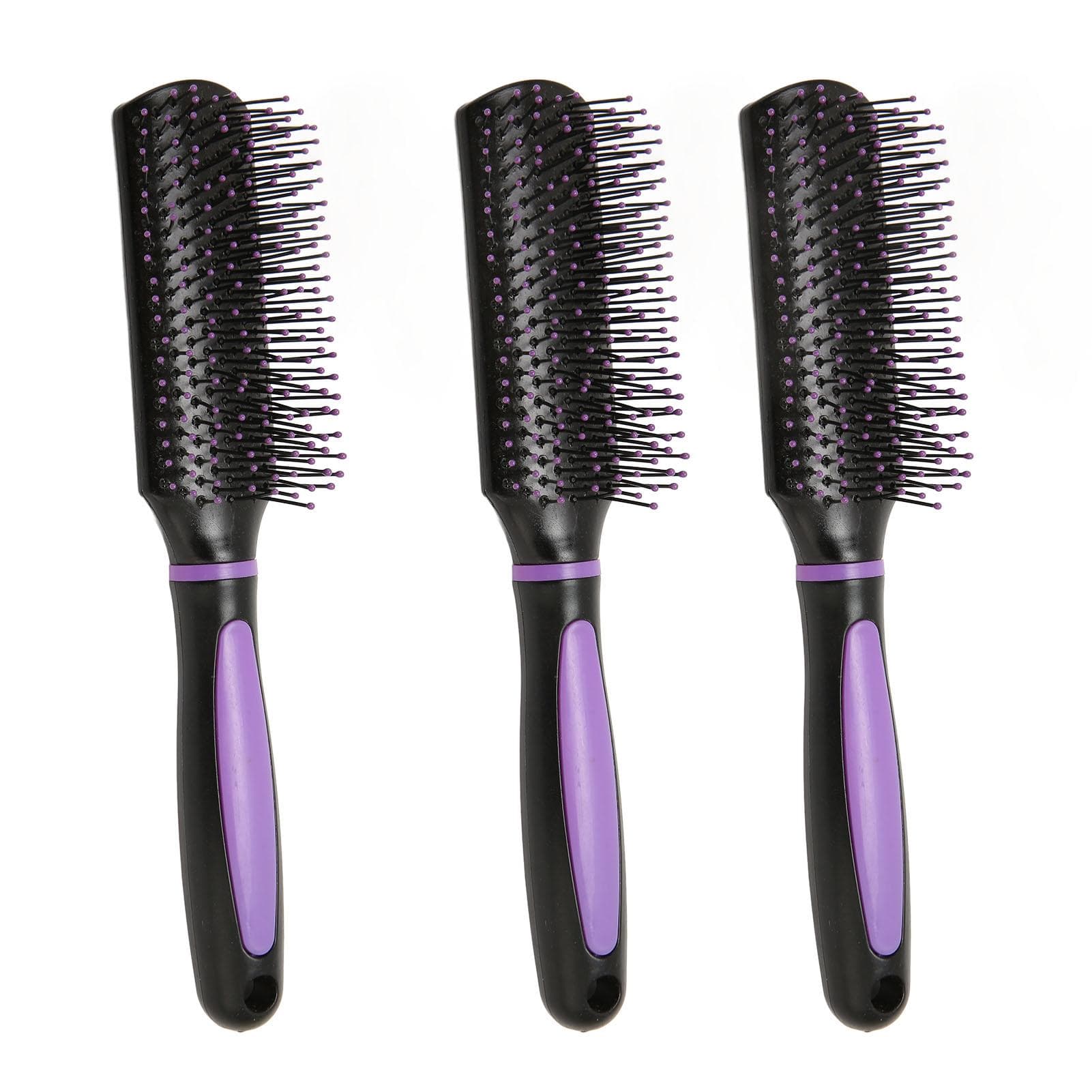 3PCS 9 Row Styling Brush Scalp Massage Vent Hair Brush for Detangling Shaping and Defining Curls