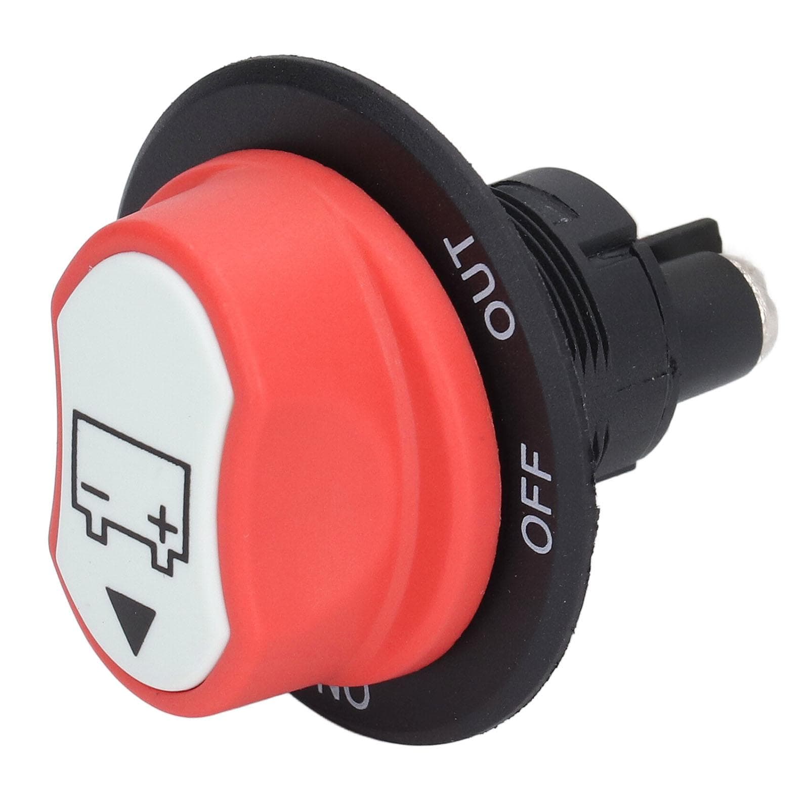 Battery Knob Switch Power Cutoff Isolator Electrical Disconnect Switch ON OFF OUT Adjustment DC50V
