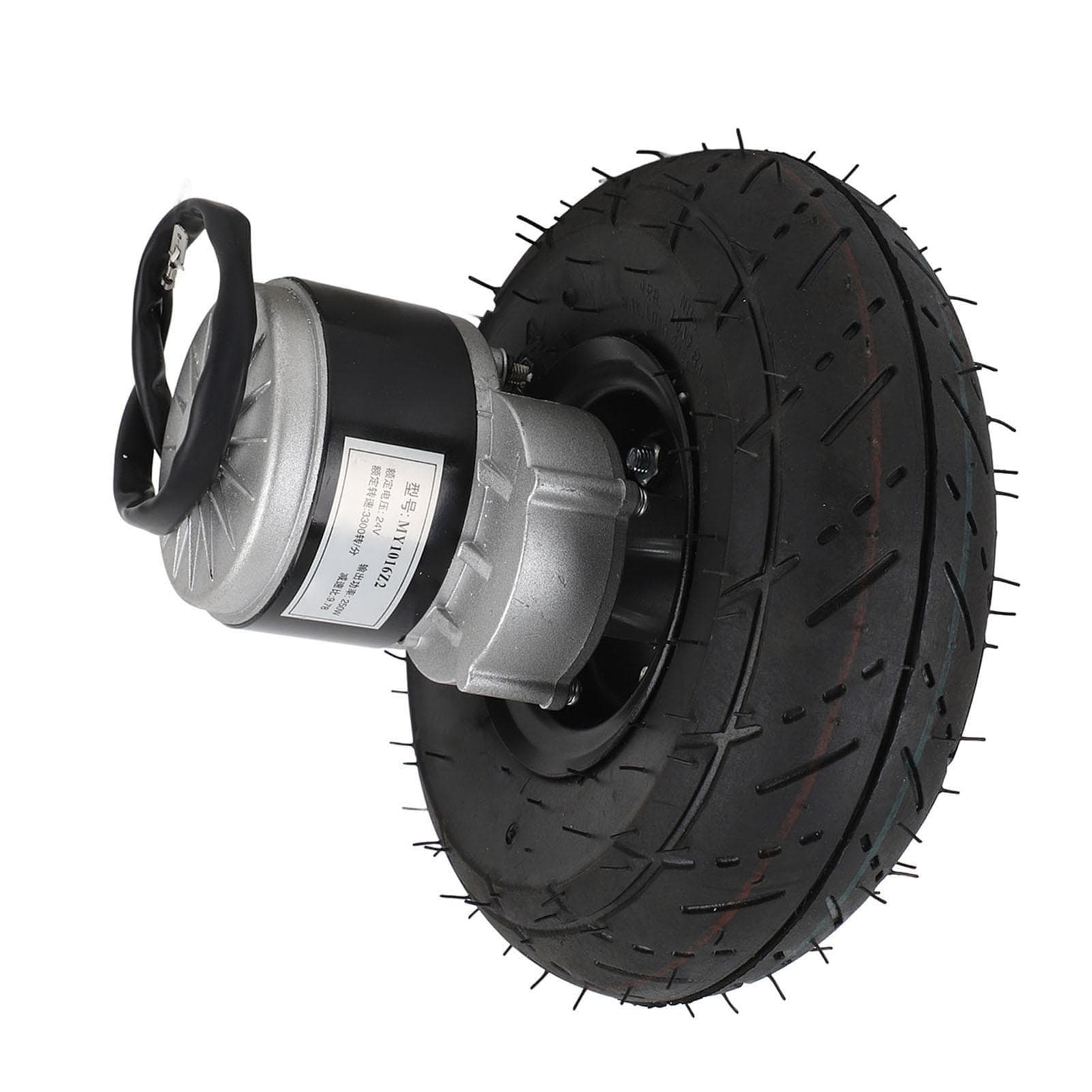 24V 250W Motor with Wheel Tire MY1016Z2 Electric Motor for Beach Vehicle Cart Elderly Mobility