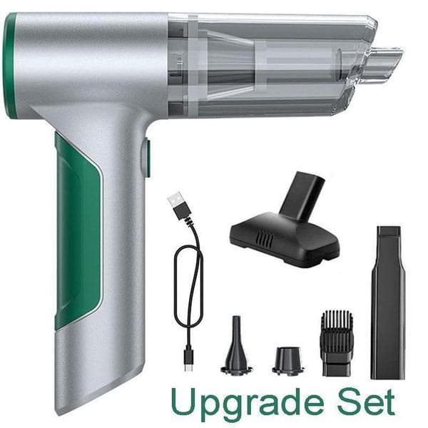 New 3in1 Powerful Wireless Car Vacuum Cleaner 14000PA Multi-function Vacuum/inflatable/brushless Motor 4 Speed Adjustment Portable Household Cleaner Upgrade Set