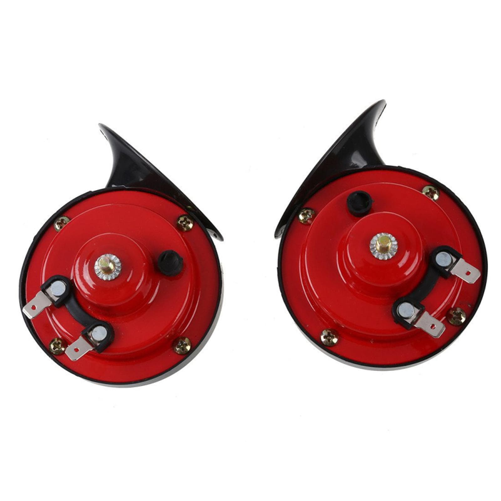 Refitting Double Tone Horn Of Automobile And Motorcycle Small Snail Horn Electric Car Horn 12.0V High Pitches Horn and 12.0V Low Pitches Horn