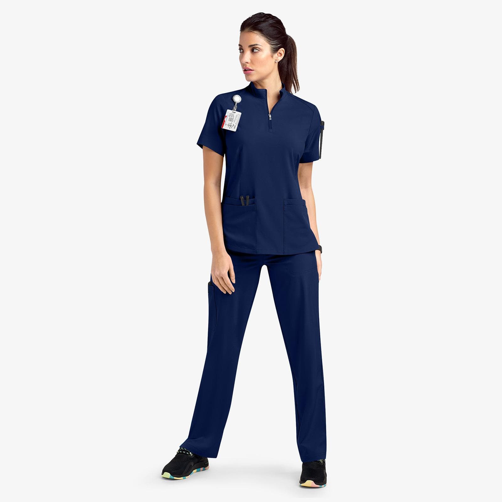 Women's Quick-Dry Surgical Gown & Scrub Suit for Hospital and Clinic Use XL