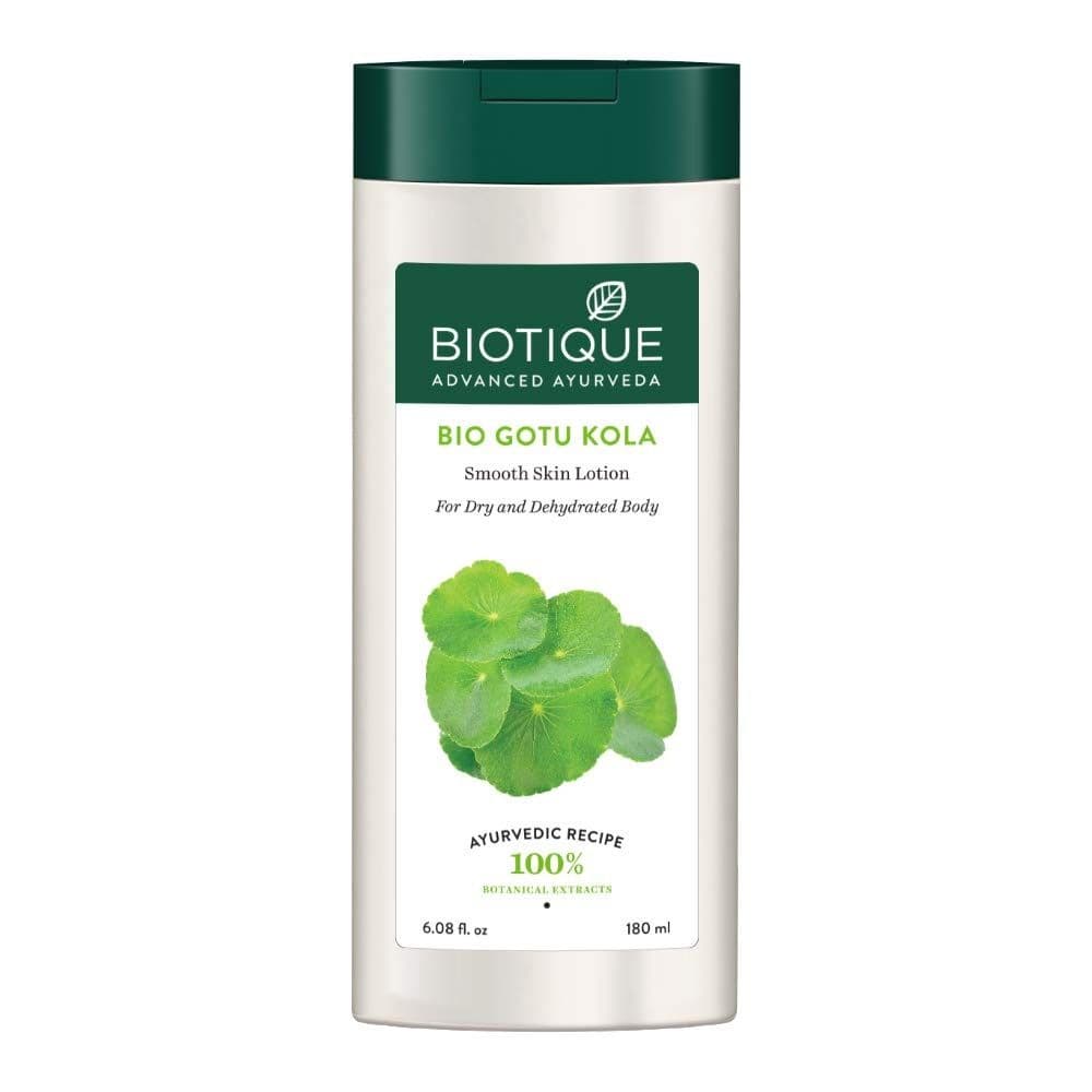 Body lotion with Gotu Kola: skin smoothing (180 ml), Bio Gotu Kola Smooth Skin Lotion, Biotique 11.35