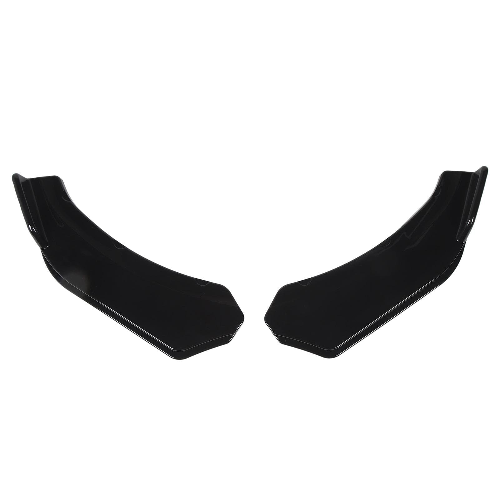 2Pcs Front Bumper Lip Angle 56cm Left And Right Bumper Protector Glossy Black Lip Splitter for