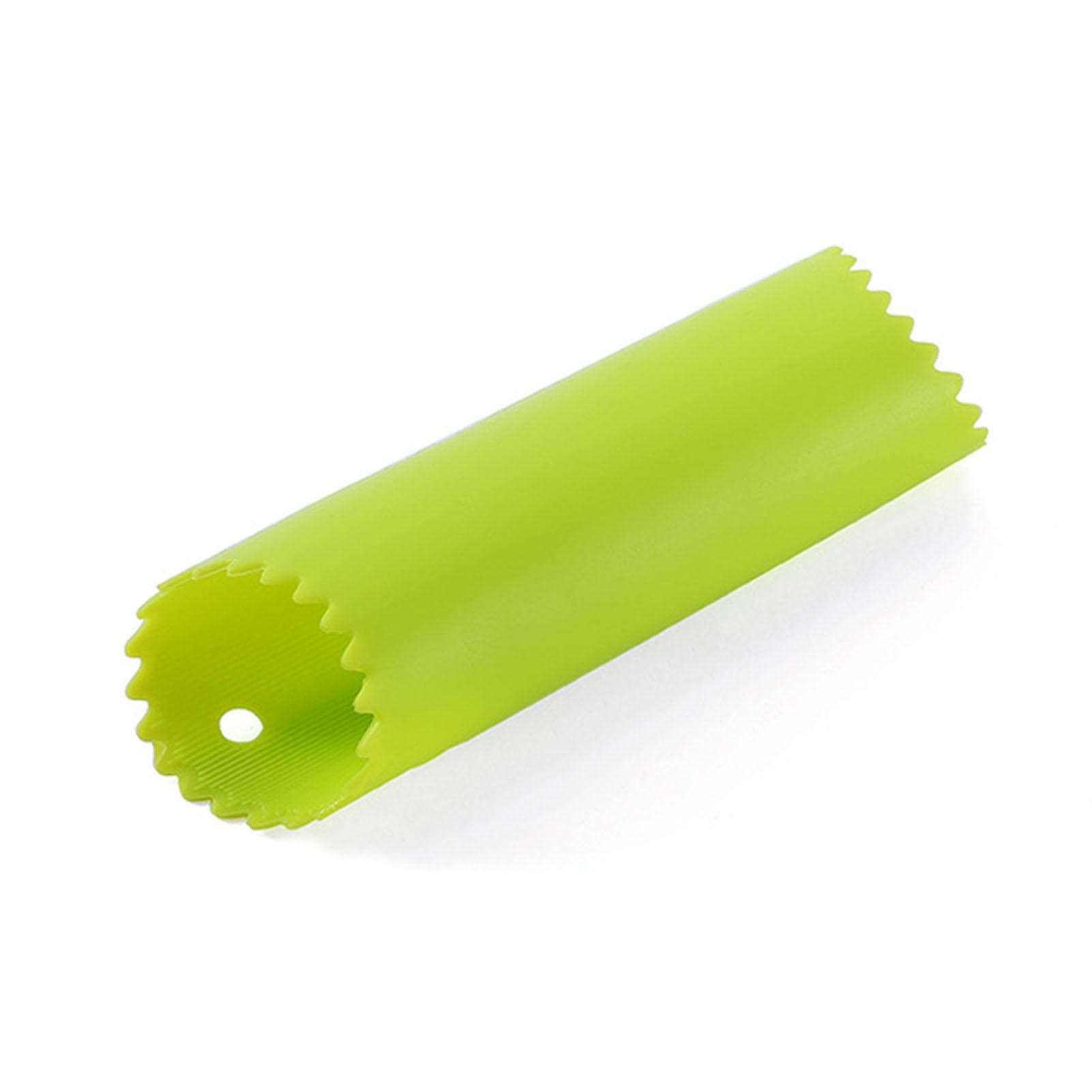Garlic Peeler Silicone Compact Portable Manual Garlic Peeler Roller Green Kitchen Tool