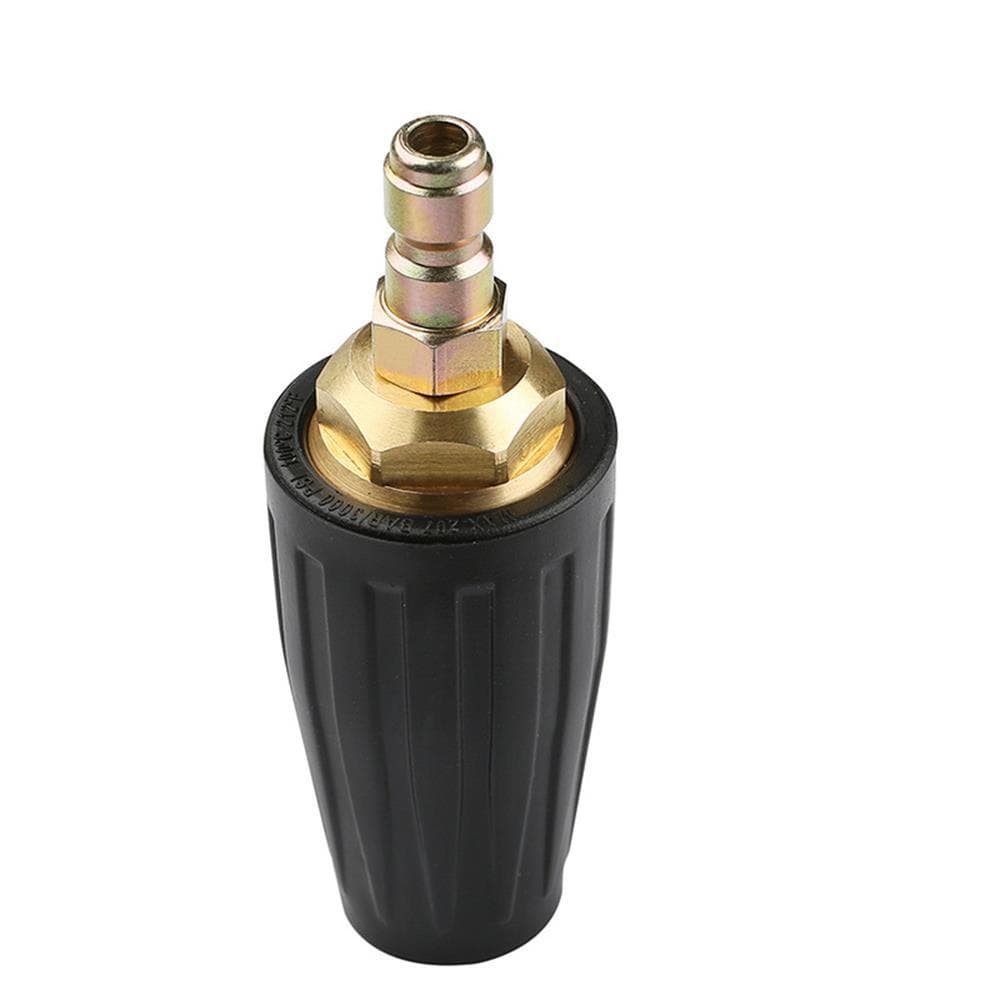 Pressure Washer Tips Turbo Nozzle 4000psi Max Rotating Pressure Washer Nozzle with 1/4'' Quick black