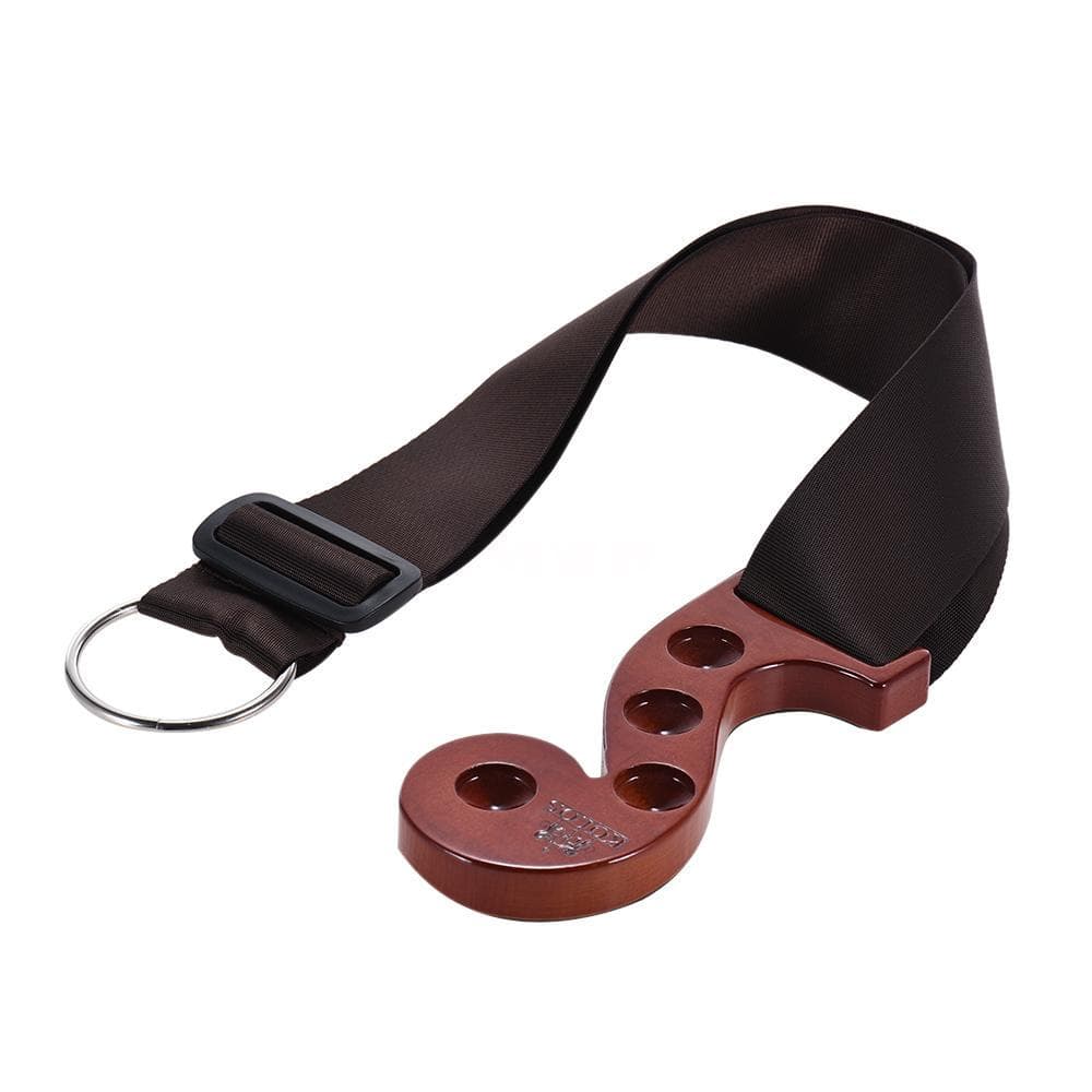 Solid Wood Cello Endpin Non-slip Stop Holder Rest Anchor Protector Pad Red Wood Color red