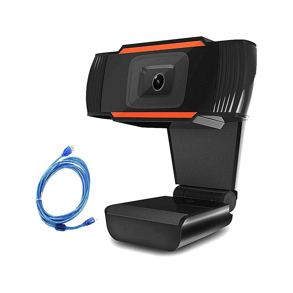 1080P 2MP Wide-Angle Webcam 30fps Auto Focusing Web Cam Noise-reduction MIC Laptop Computer Camera black