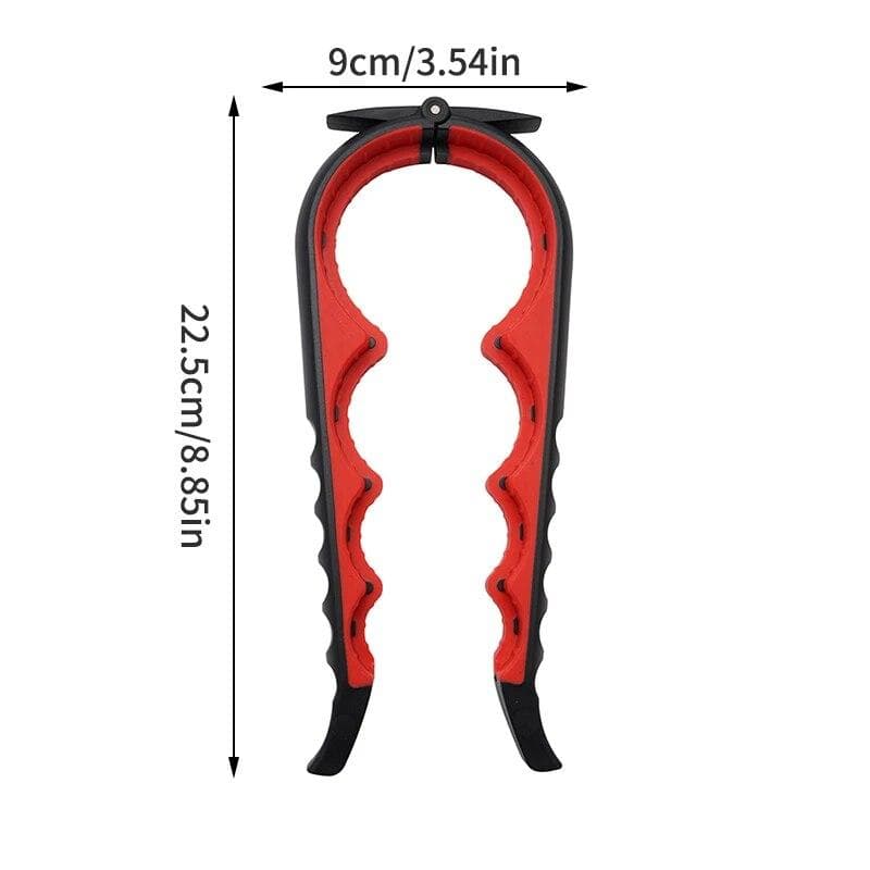 Can Opener Multi Functional Four In One Beverage Bottle Opener Cap Twister Four Position Can Opener Anti Slip Cap Twister black