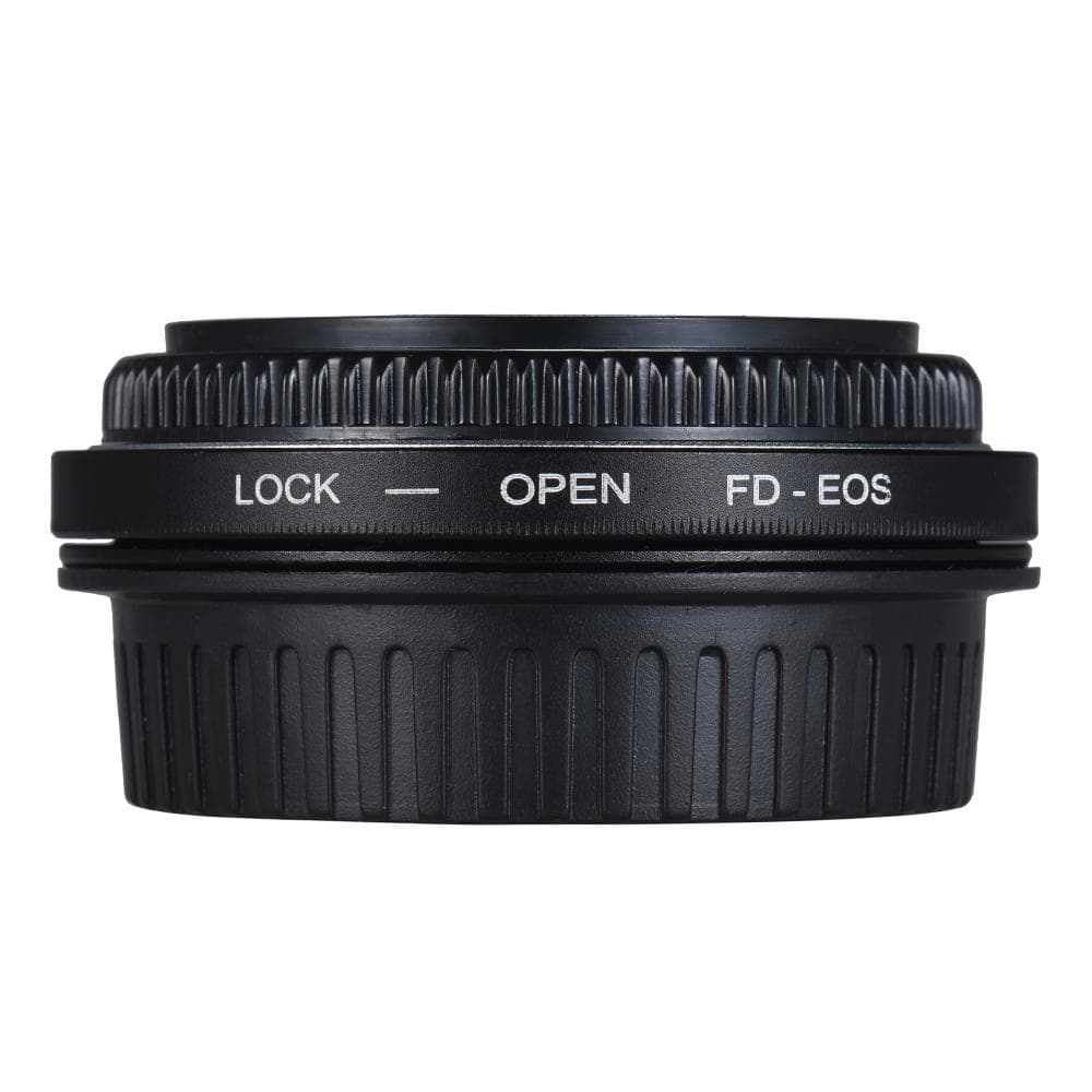 FD-EOS Lens Mount Adapter Ring+Optical Glass for Canon 450D 50D 5D 5D2