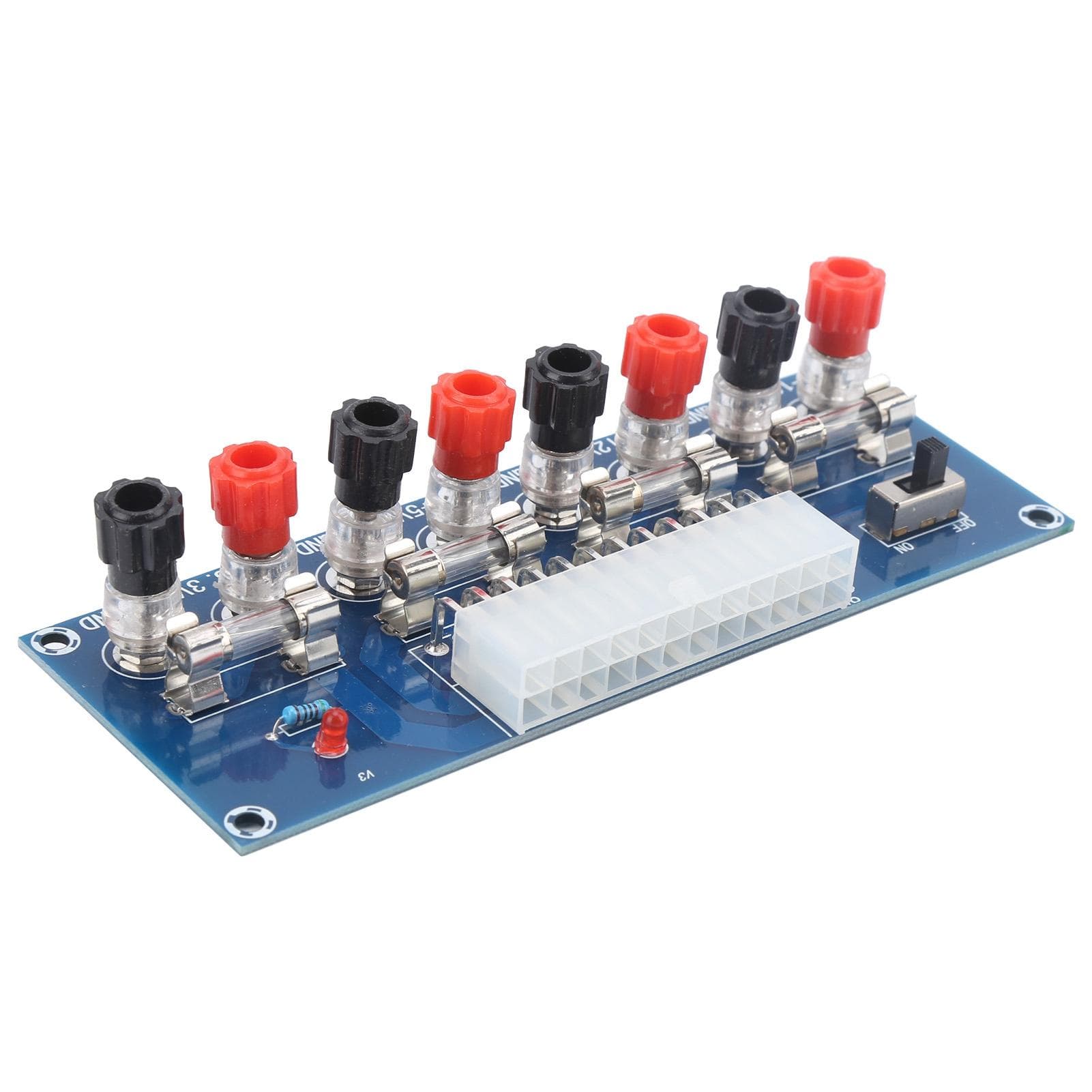 2Pcs ATX Power Board 24 Pin Computer Chassis Power Supply Take Breakout Module Adapter XHM229